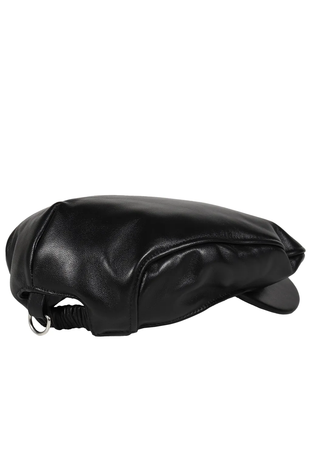 Newsboy Cap Leather / Black