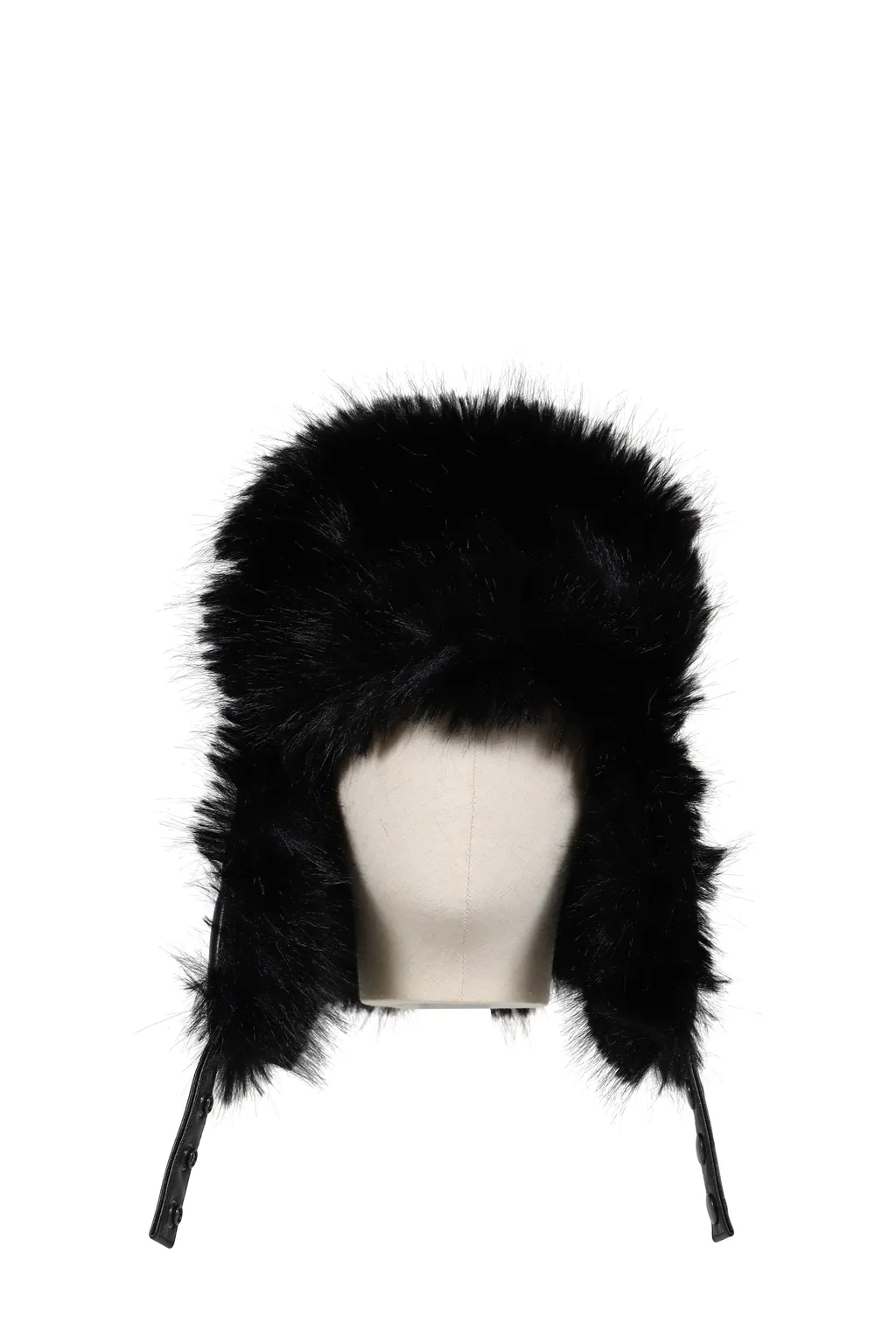 Trapper Hat Leather / Black