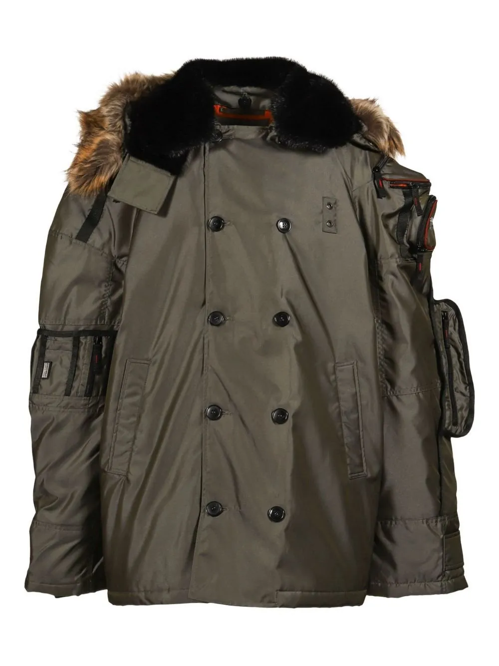 Martine Rose Double-Breasted Hooded Coat