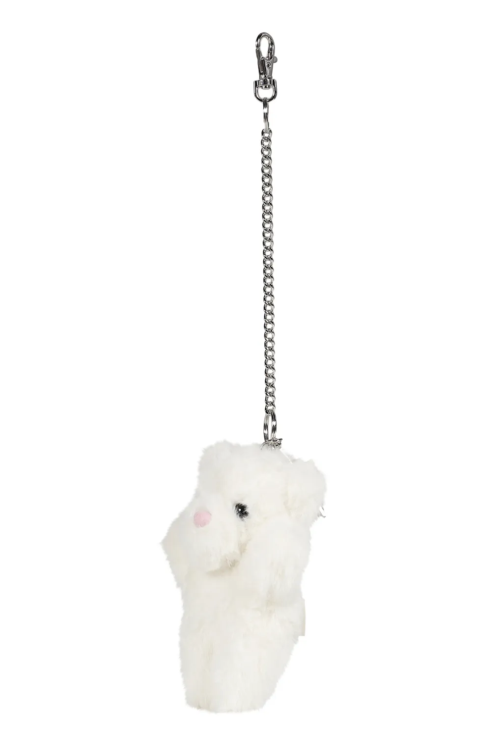 Teddy Bear Keychain ​​Woven / Wht