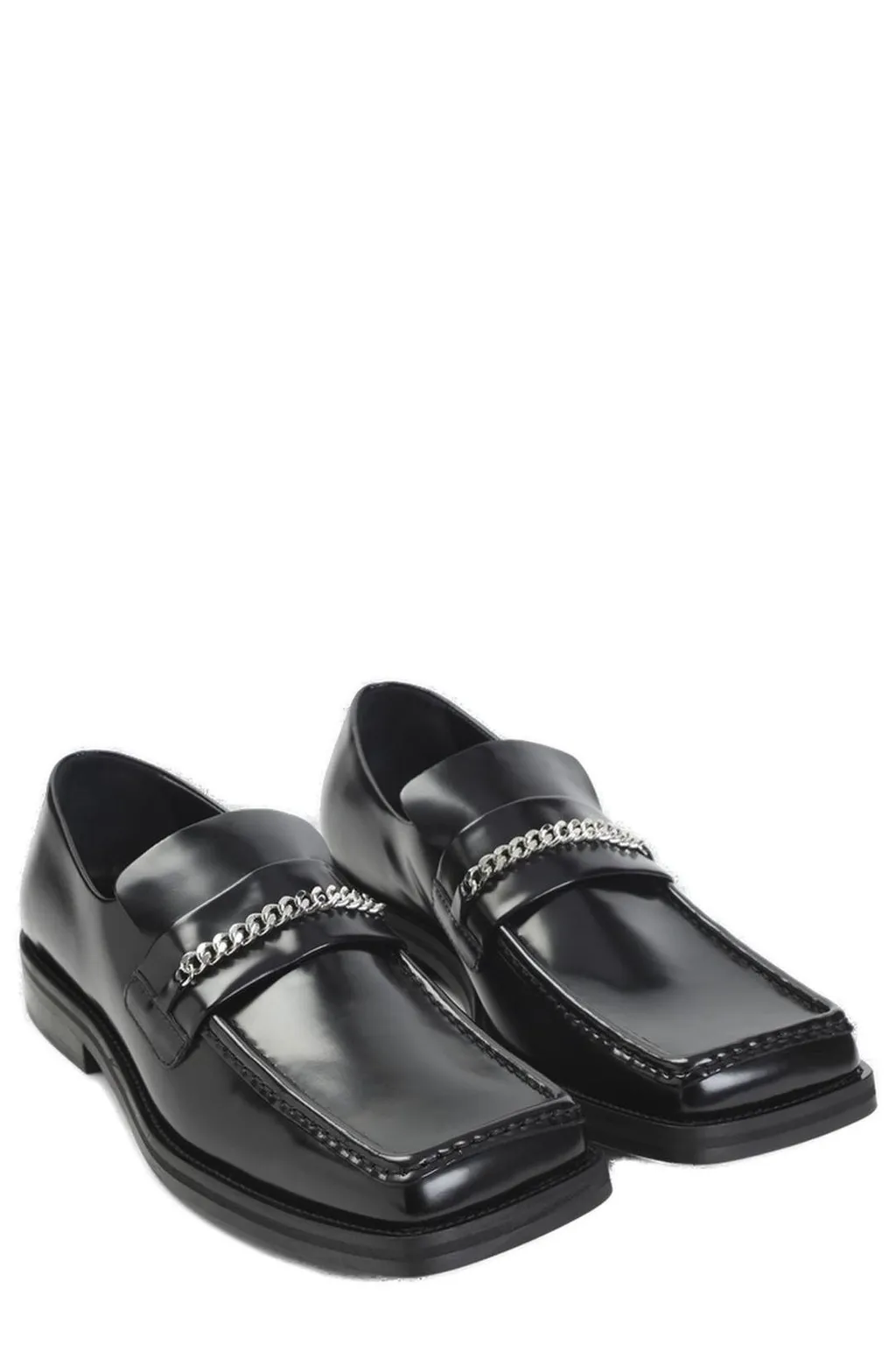 Martine Rose Square Toe Loafers