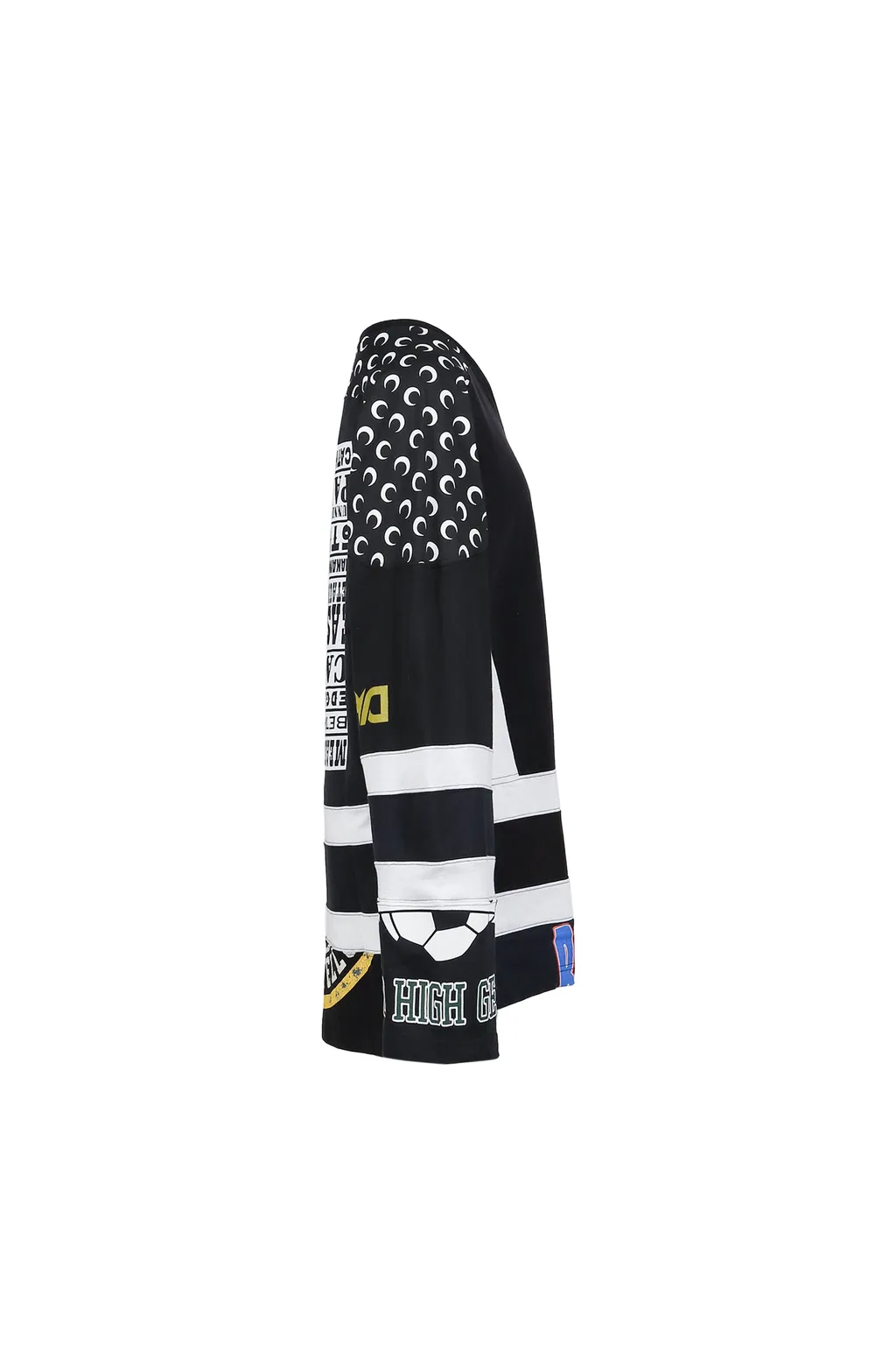 Regenerated Graphic Jersey Ls Hockey T-Shirt / Blk