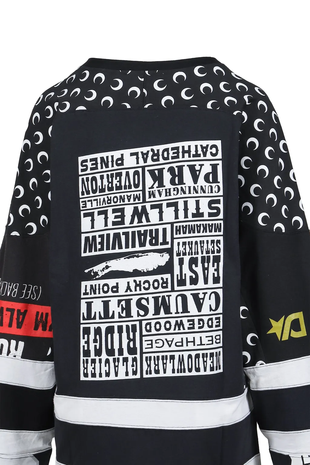 Regenerated Graphic Jersey Ls Hockey T-Shirt / Blk