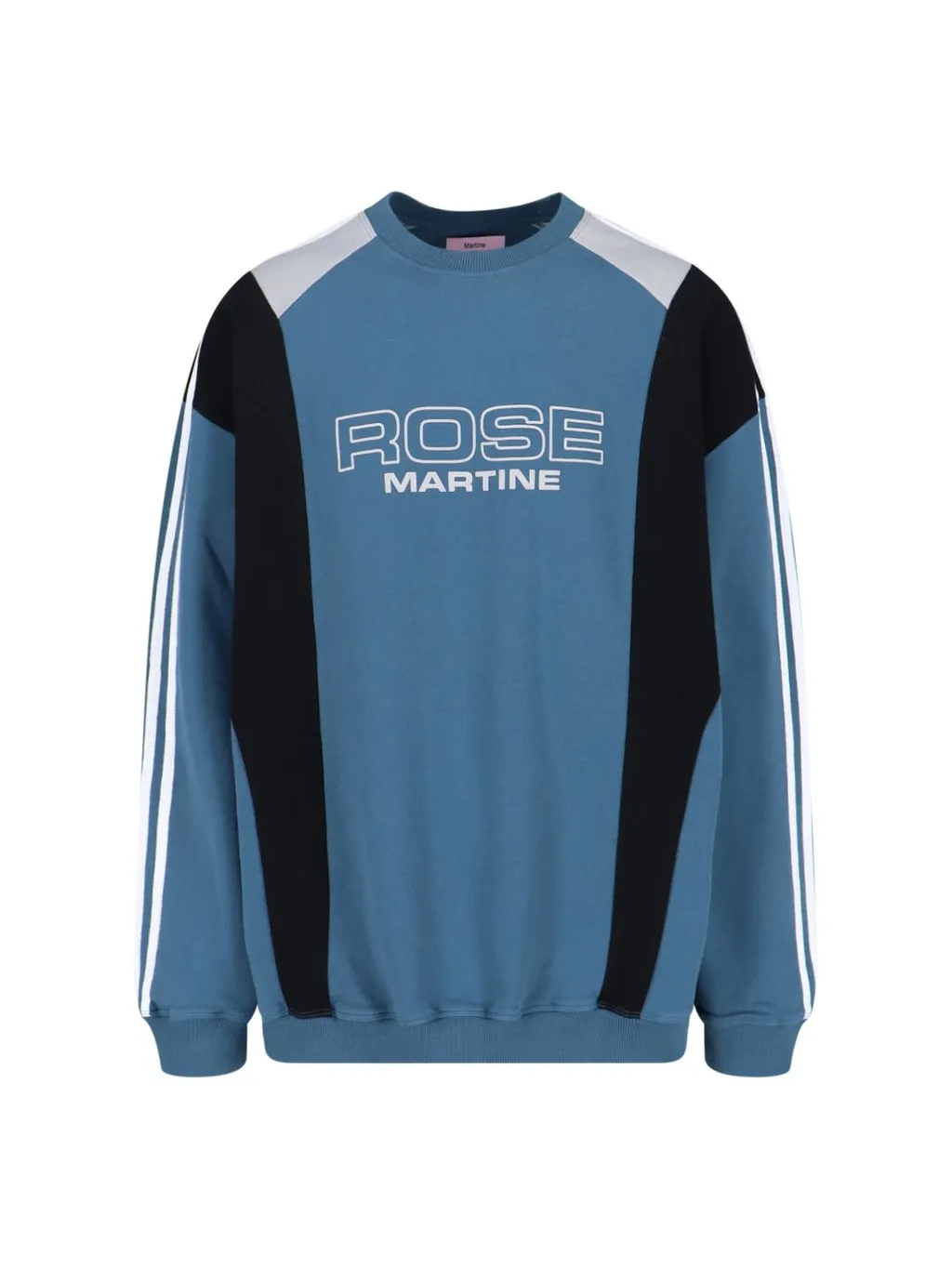 Martine Rose Color Blocked Striped Sweatshirt