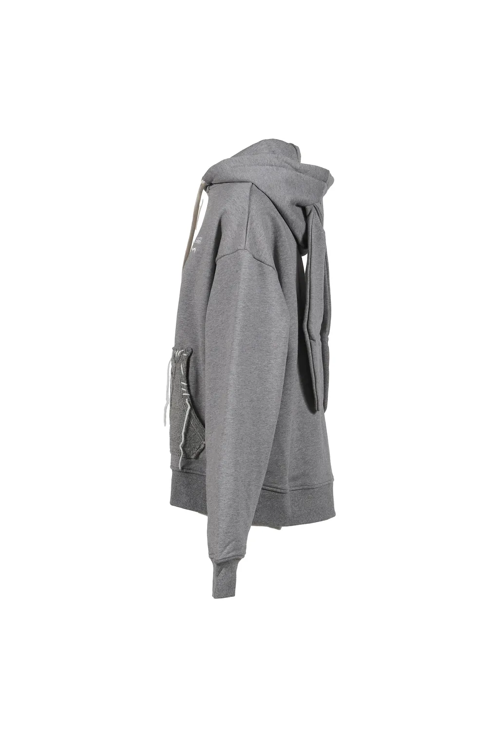 Patch Rabbit Ears Hoodie / Gry