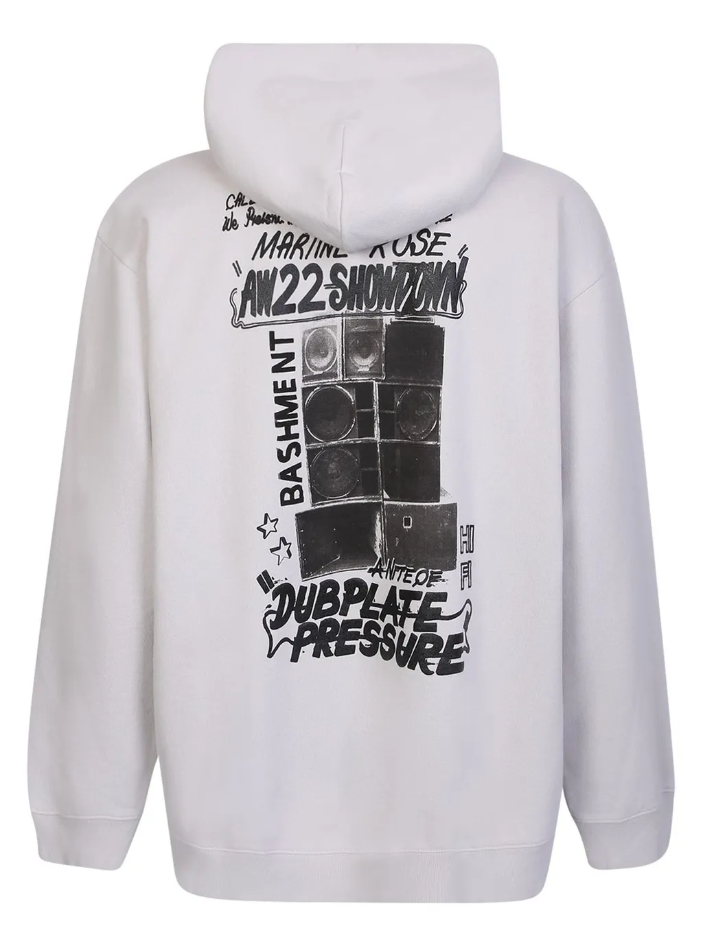 Martine Rose Printed Zip Up Hoodie
