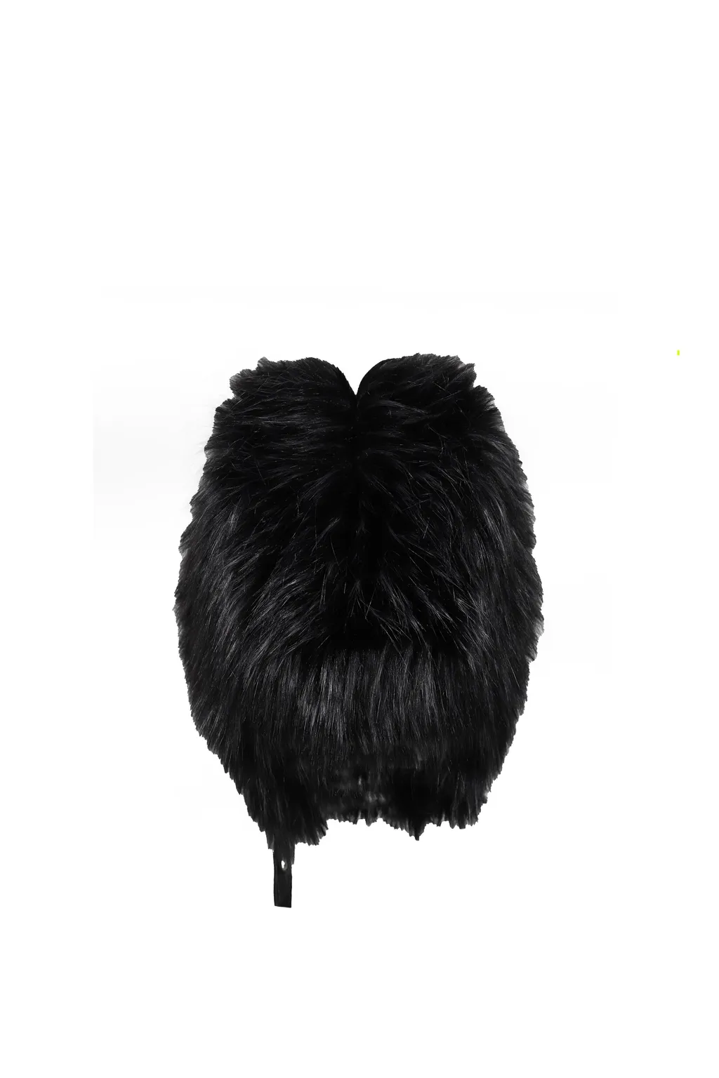 Faux Fur Aviator Hat / Black