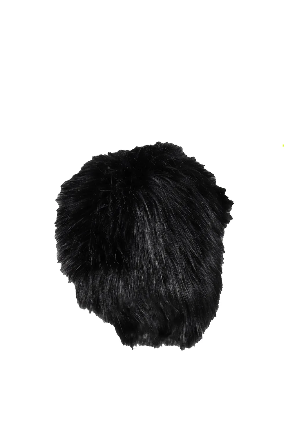 Faux Fur Aviator Hat / Black