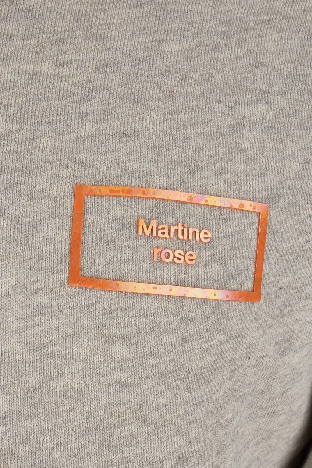 Martine Rose Logo Detailed Drawstring Hoodie