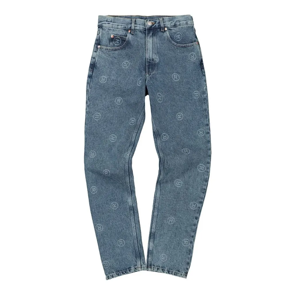 Martine Rose Logo Embroidered Straight-Leg Jeans