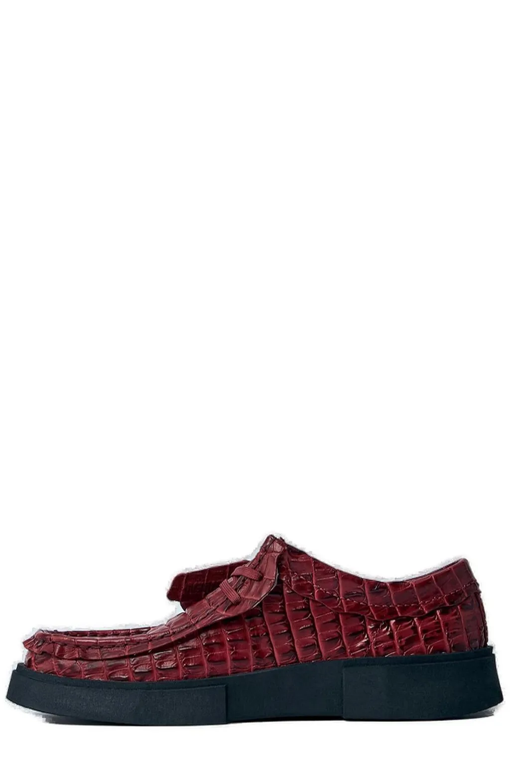 Martine Rose X Clarks Embossed Square Toe Loafers