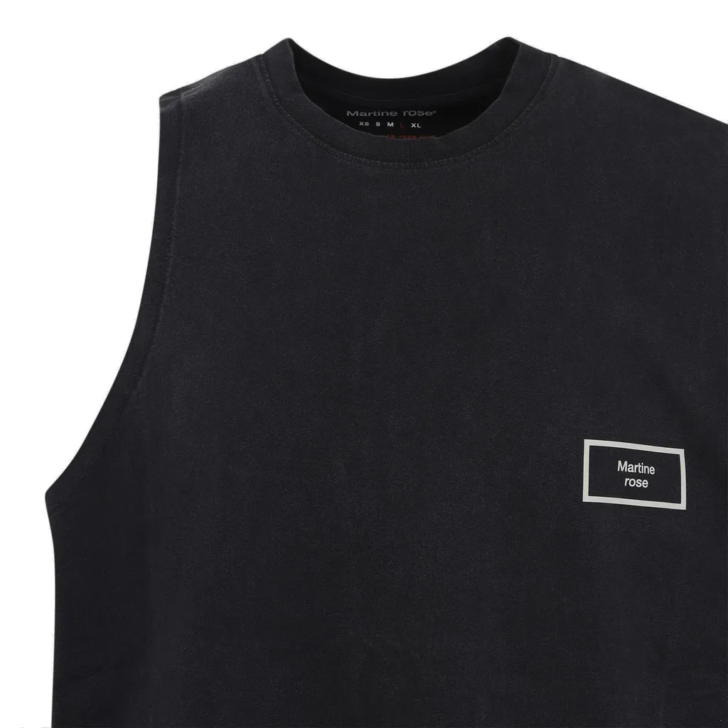 Martine Rose Logo Printed Crewneck Tank Top