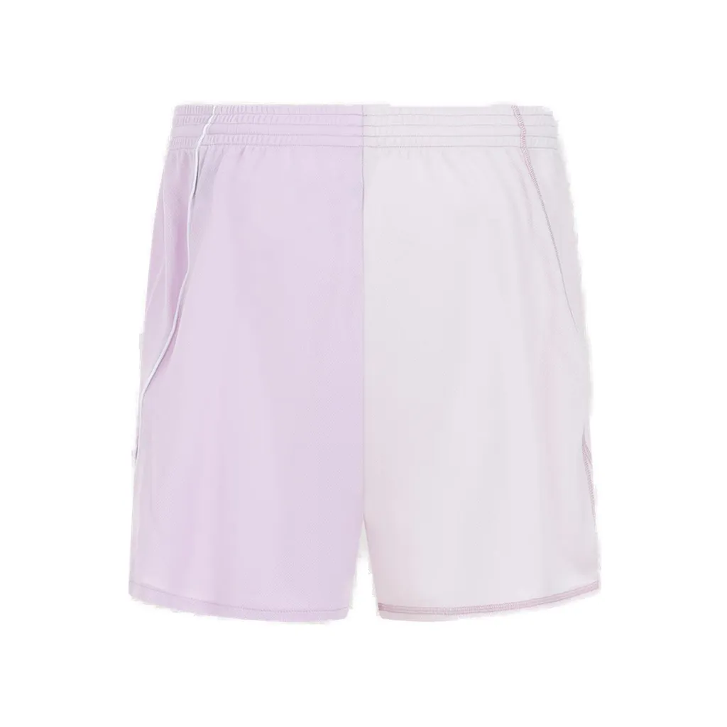 Martine Rose Half And Half Football Two-Toned Shorts
