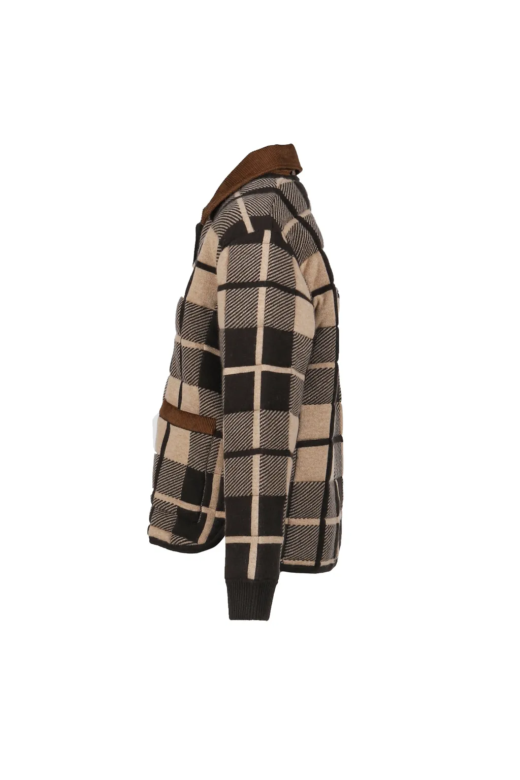 Quilted Plaid Liner Jacket