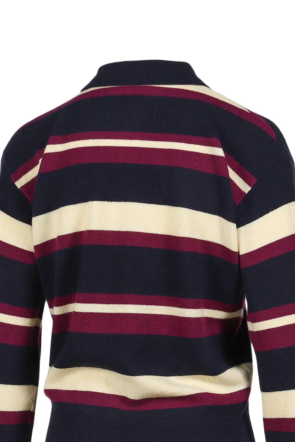 Collegiate Stripe Polo / Midnight Combo