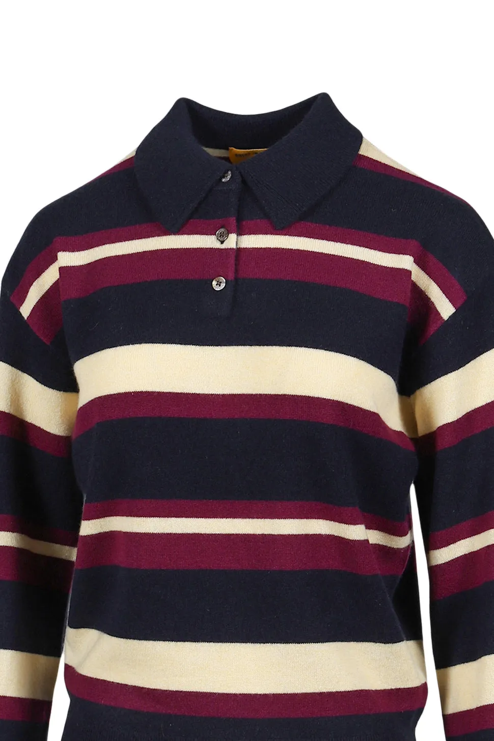 Collegiate Stripe Polo / Midnight Combo