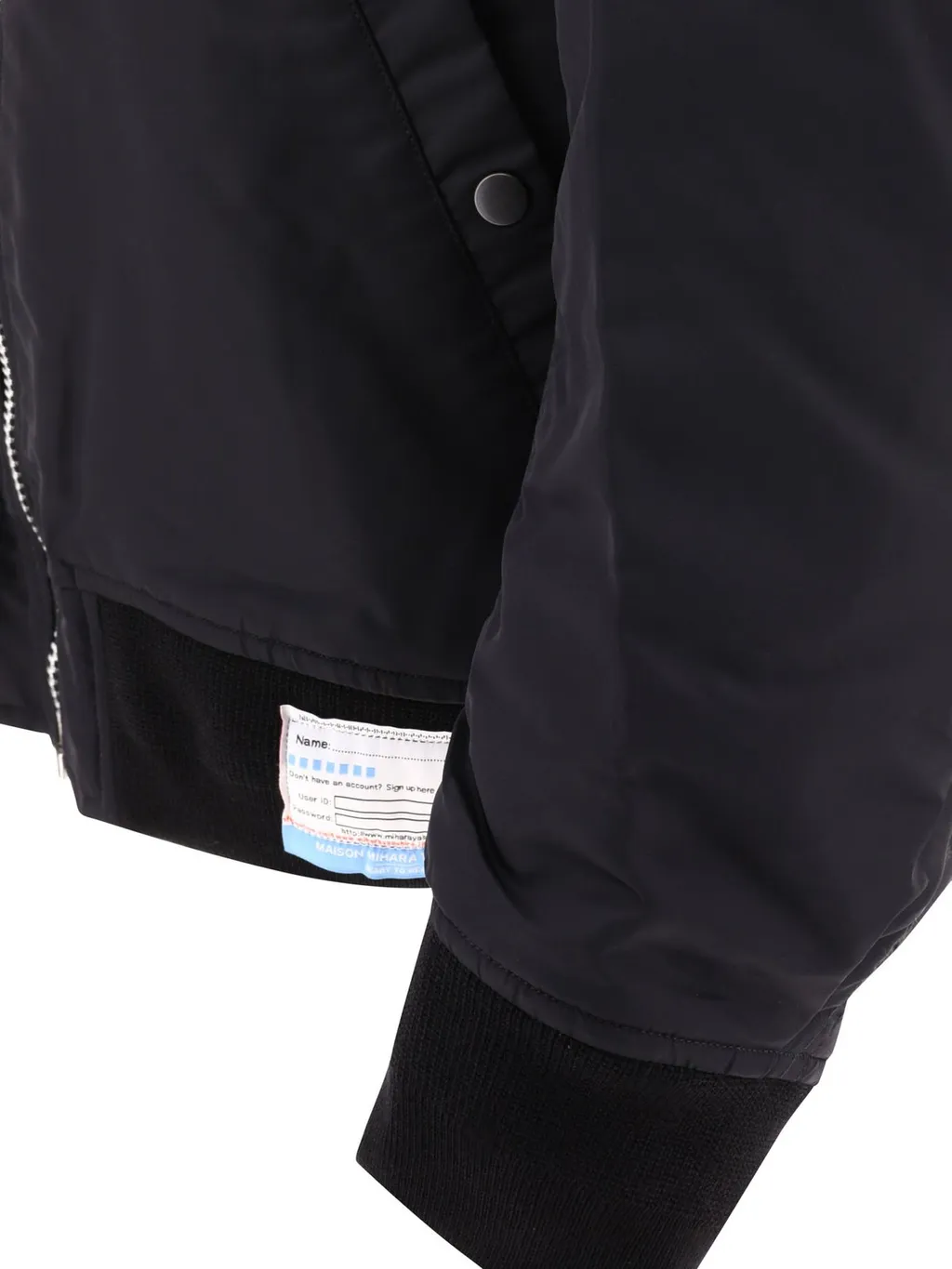 Maison Mihara Yasuhiro Zip-Up Padded Bomber Jacket