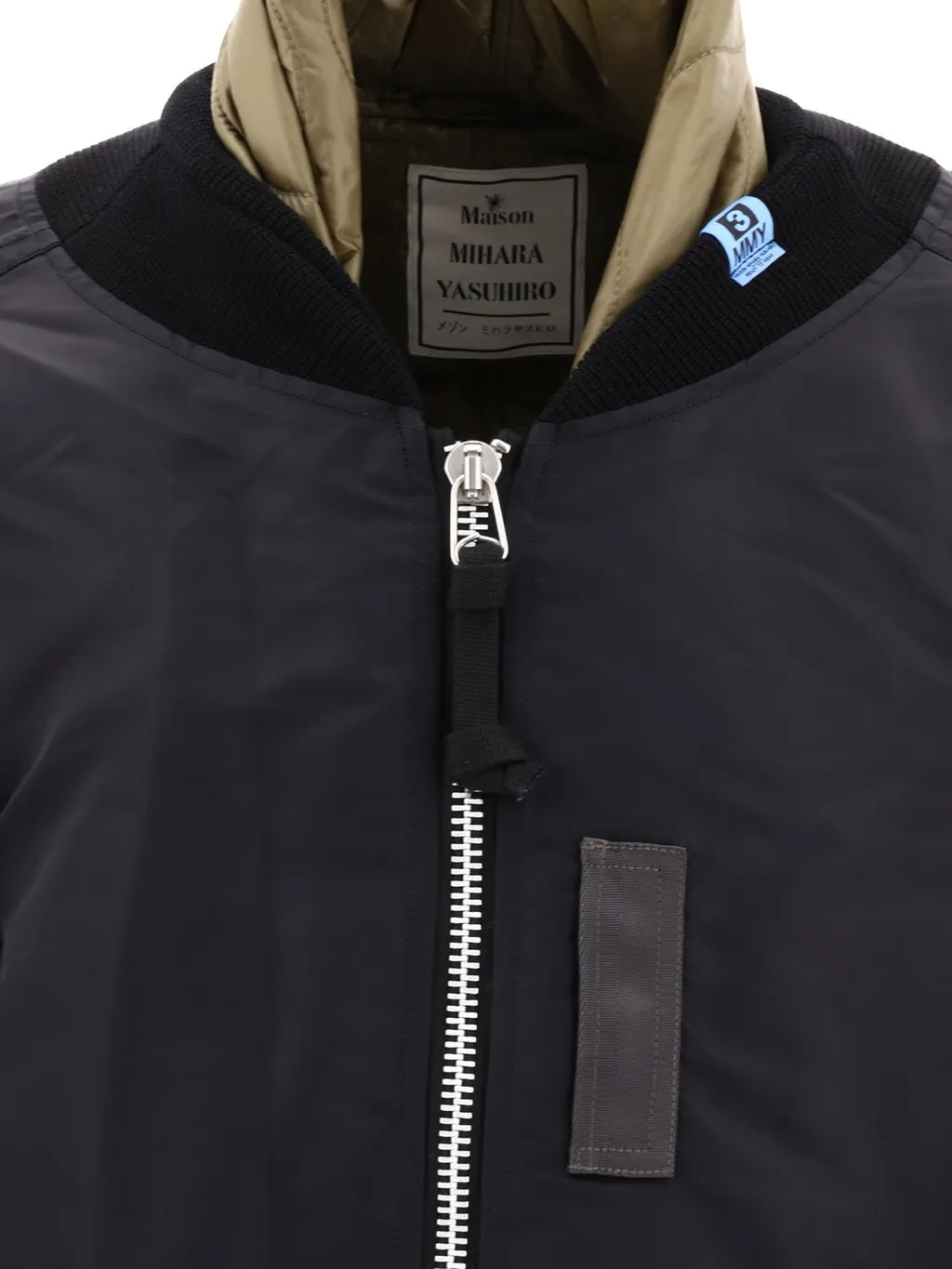 Maison Mihara Yasuhiro Zip-Up Padded Bomber Jacket