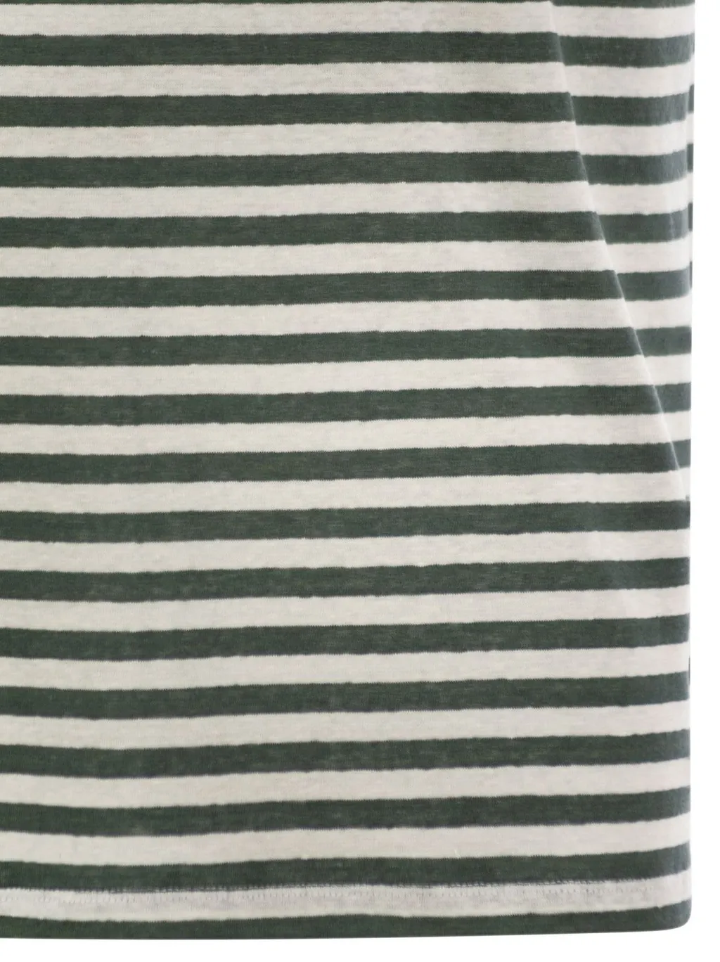 Majestic Striped Crew Neck T-Shirt