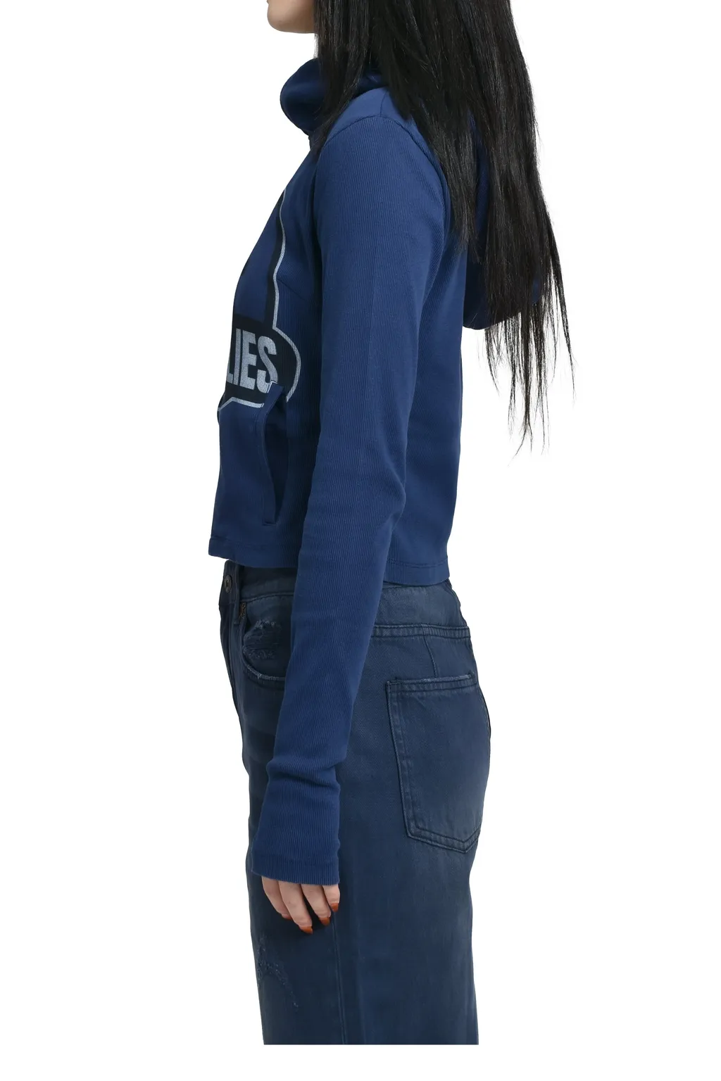 Retro Ad Pegasus Print Sport Jacket / Nvy Blu
