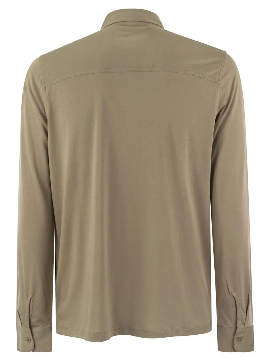 Majestic Long-Sleeved Button-Up Shirt