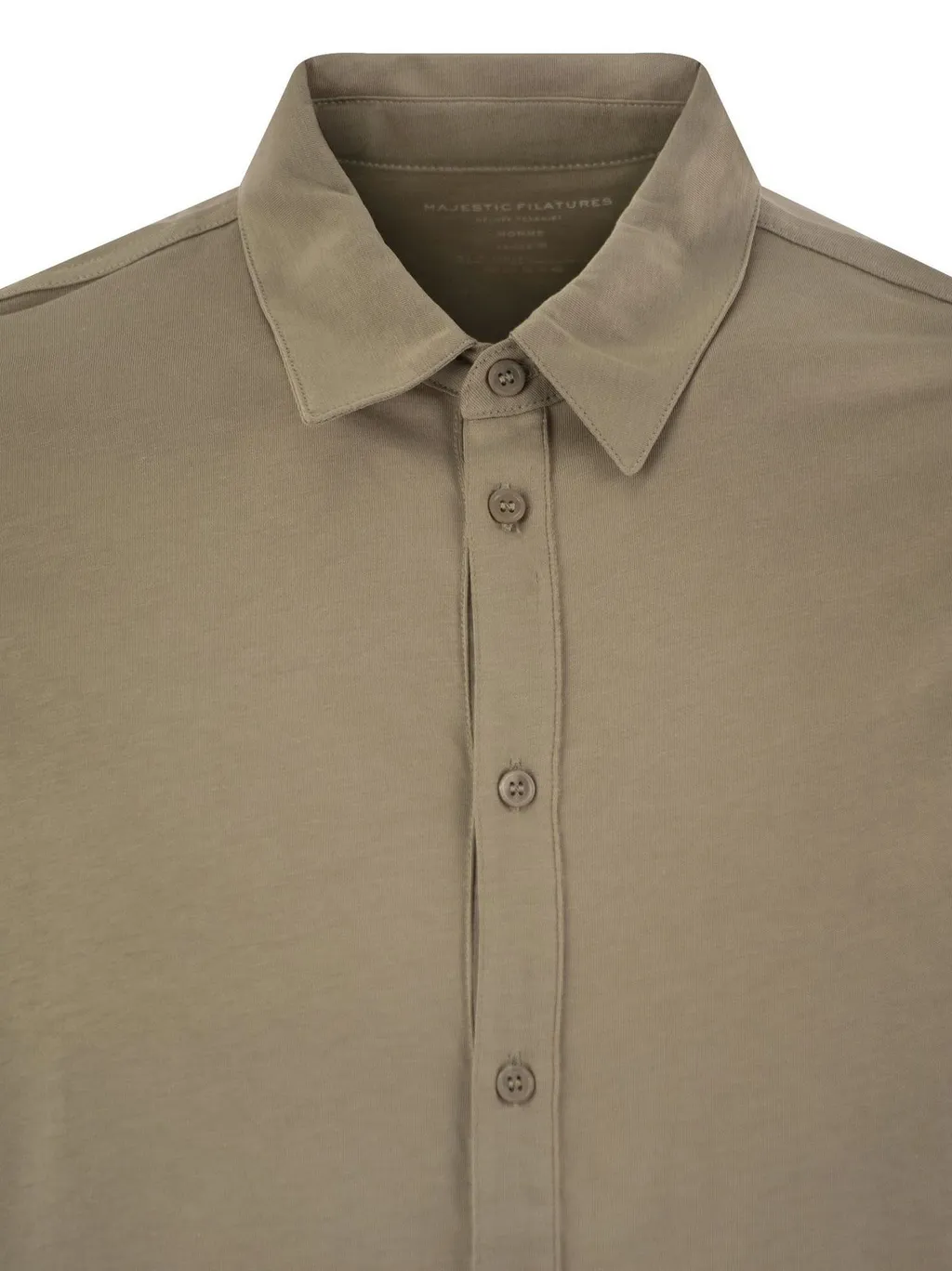 Majestic Long-Sleeved Button-Up Shirt