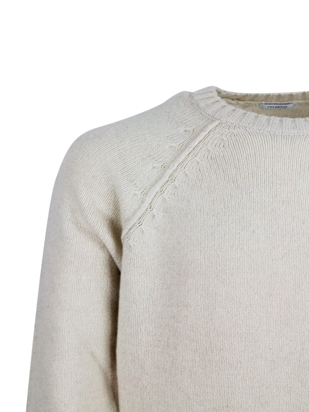 Malo Long-Sleeved Crewneck Knitted Jumper