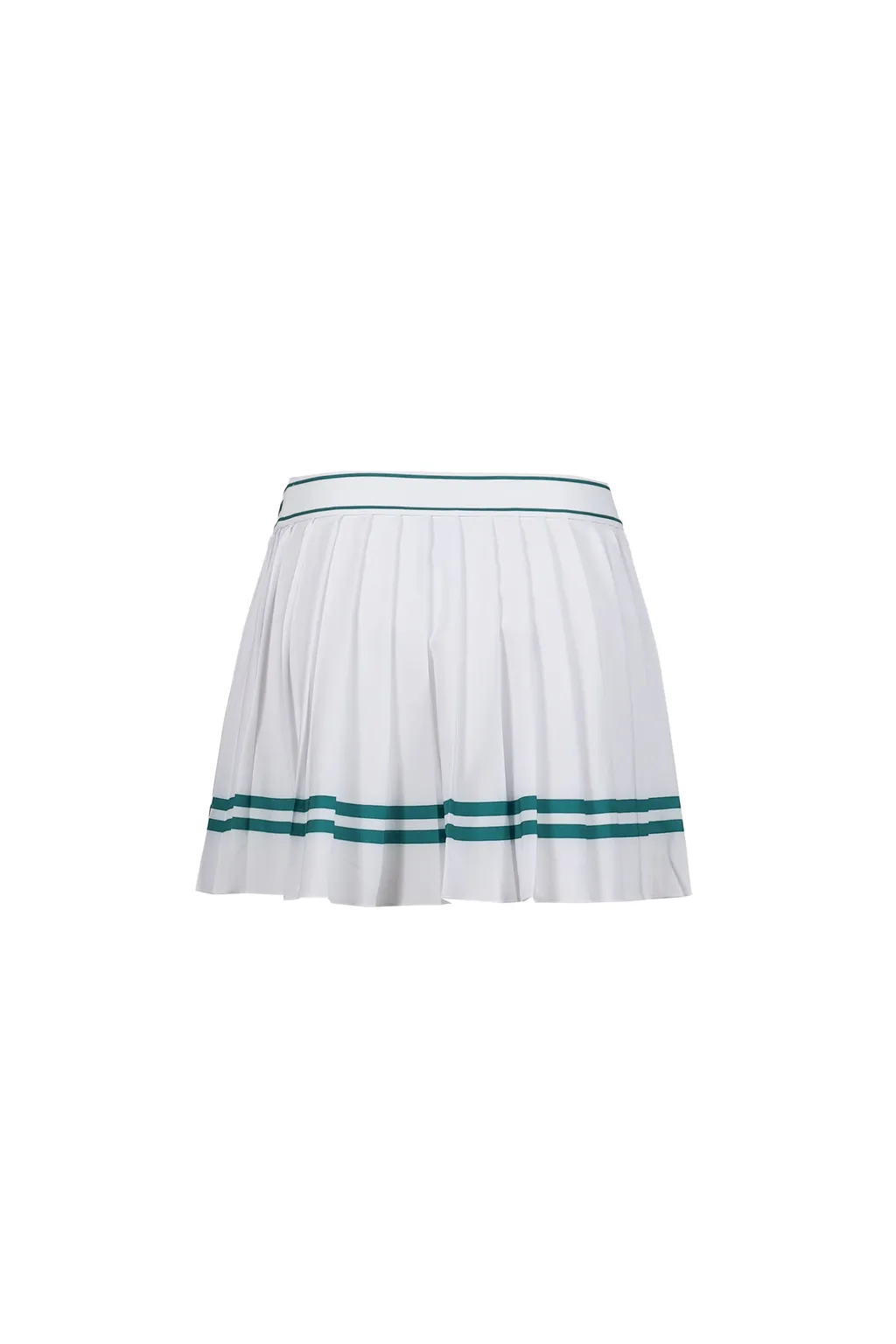 Italic Logo Pleated Skirt / Wht Alpine