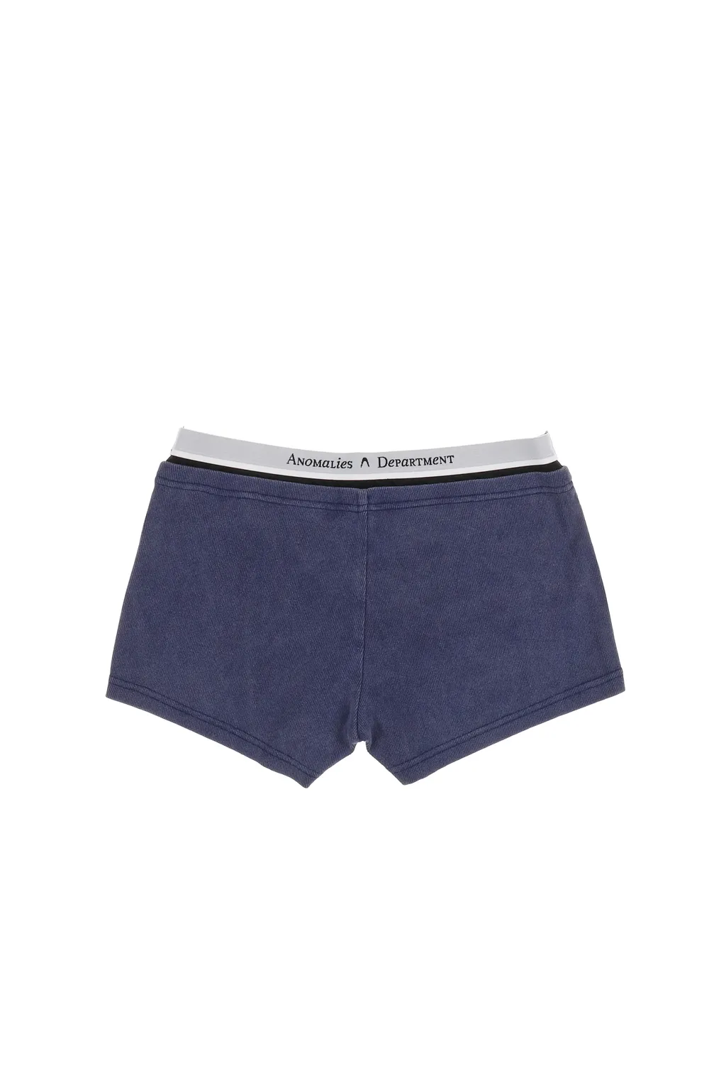 Double Waist Retro Sports Shorts / Grayish Blue
