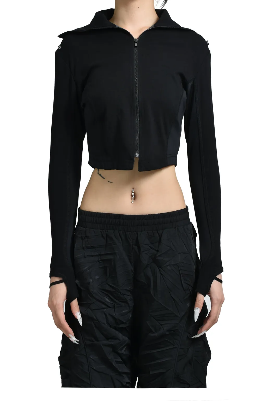 Zip-Up Sweats / Black
