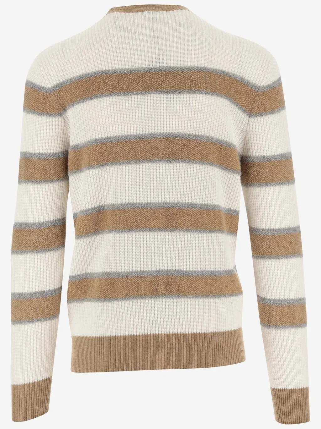 Malo Striped Crew Neck Sweater