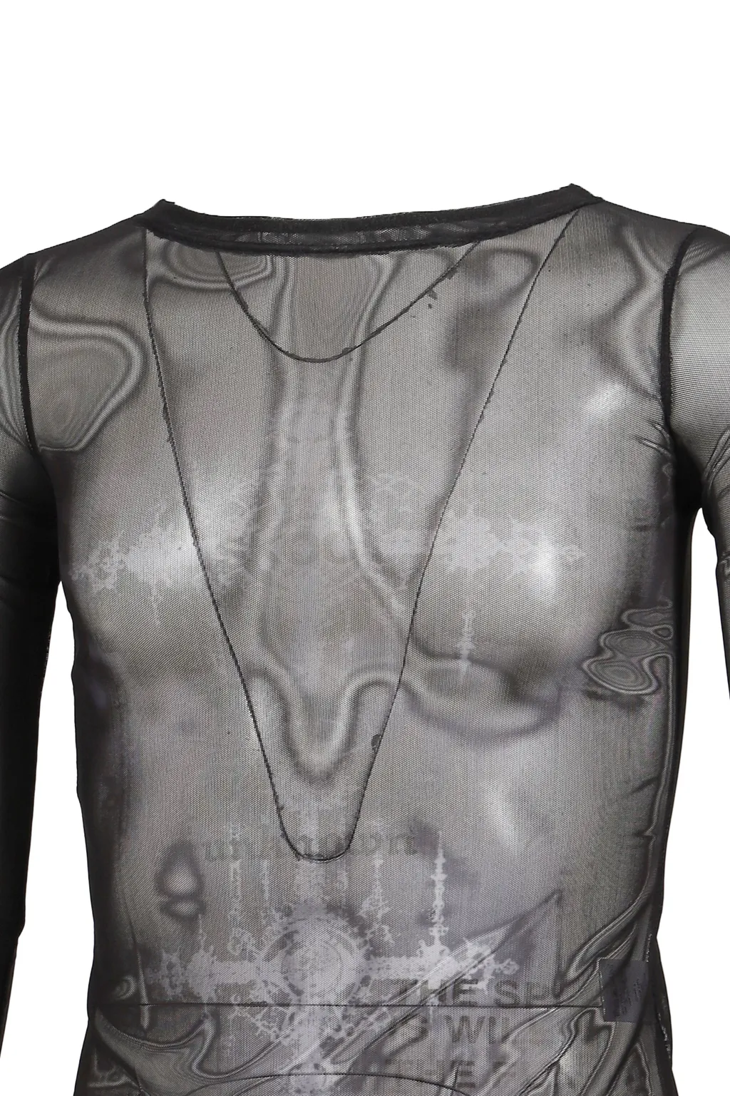 Facade Mesh Shirt / Black