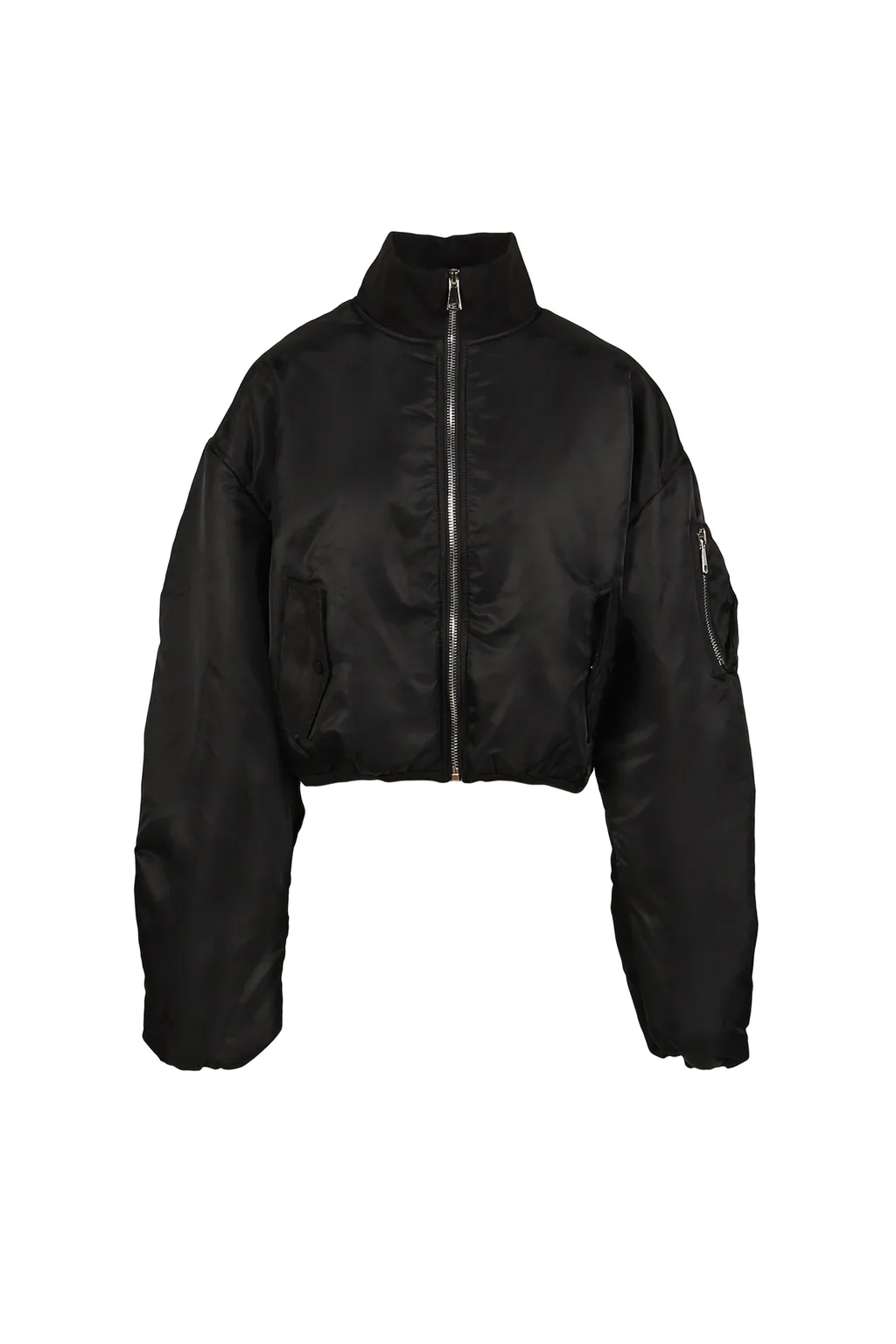 Logo Bomber Jacket / Black