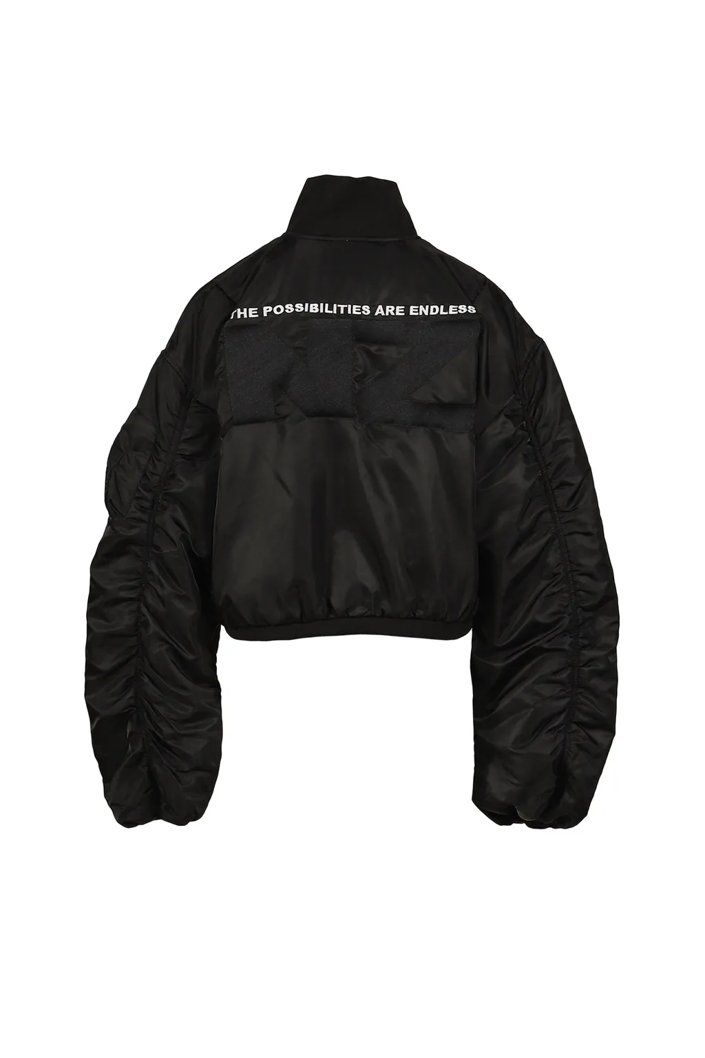 Logo Bomber Jacket / Black