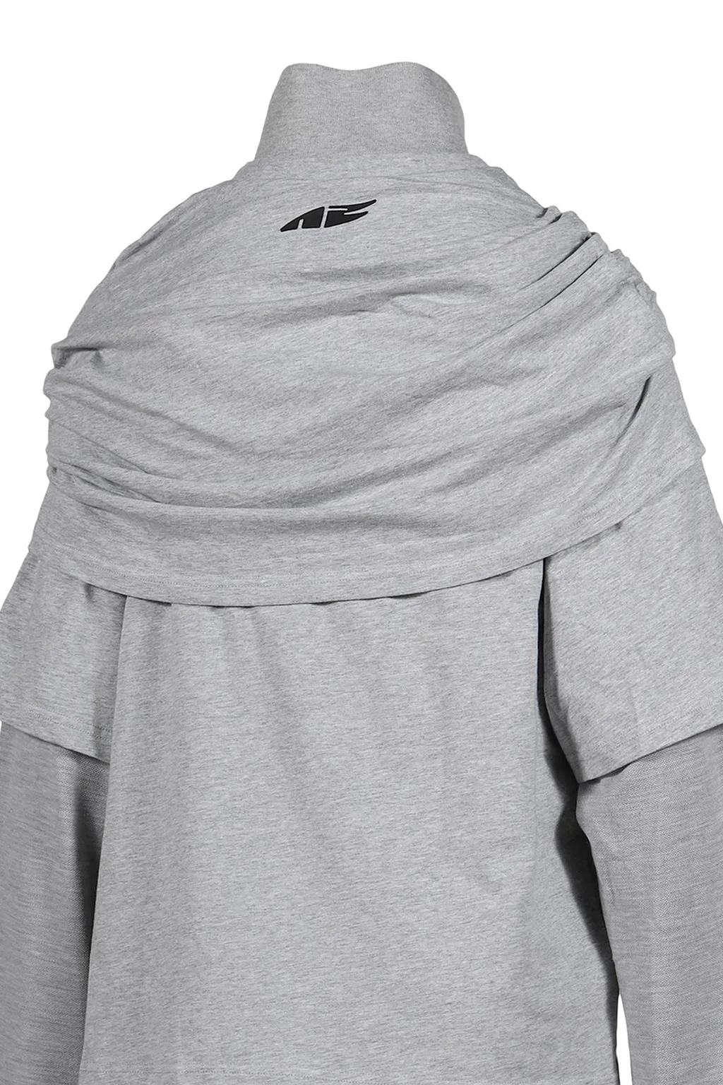 Multi Layer Ls T-Shirt Smart Slogan T-Shirt / Gry