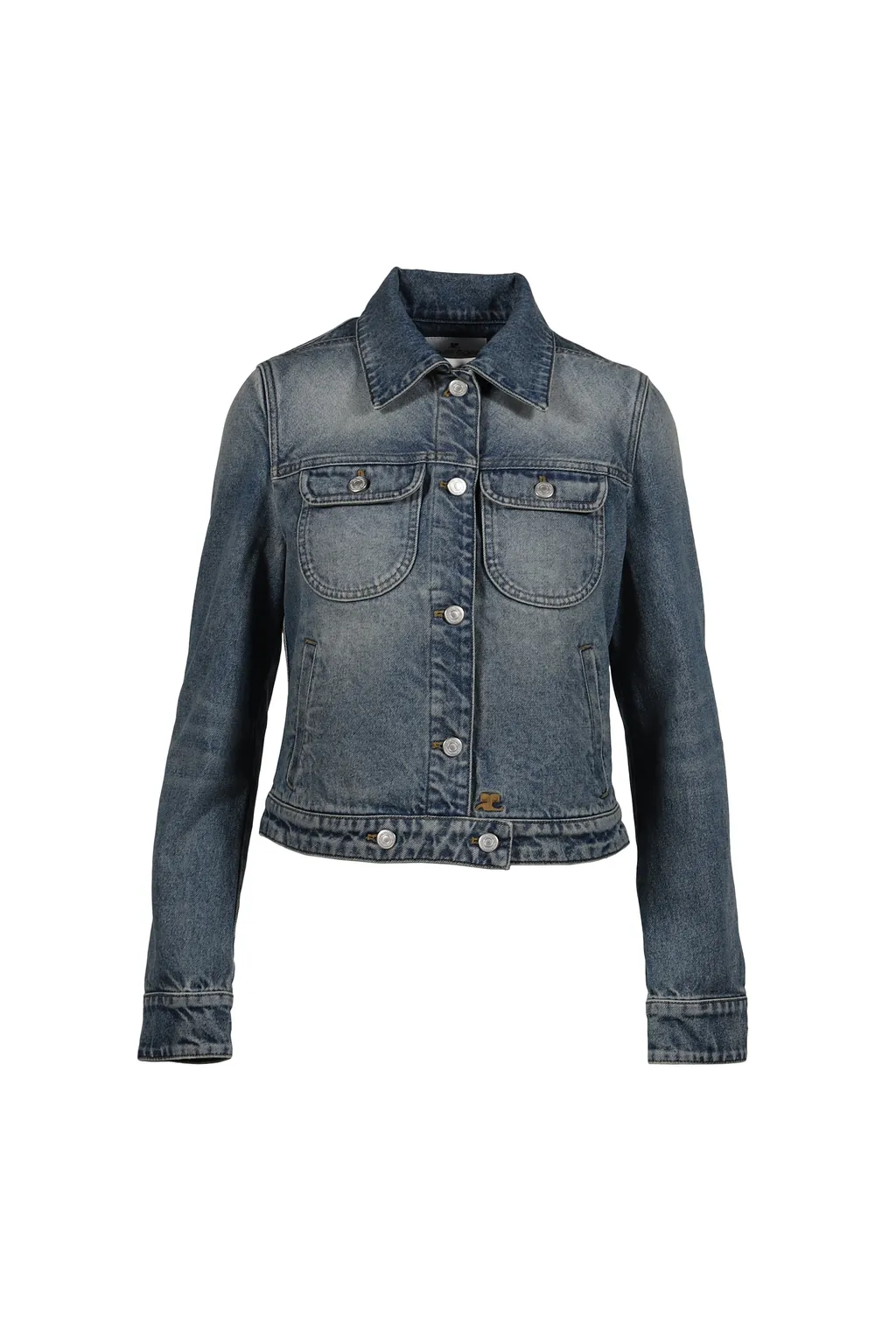 Signature Denim Trucker Jacket / Vintage Medium Blu