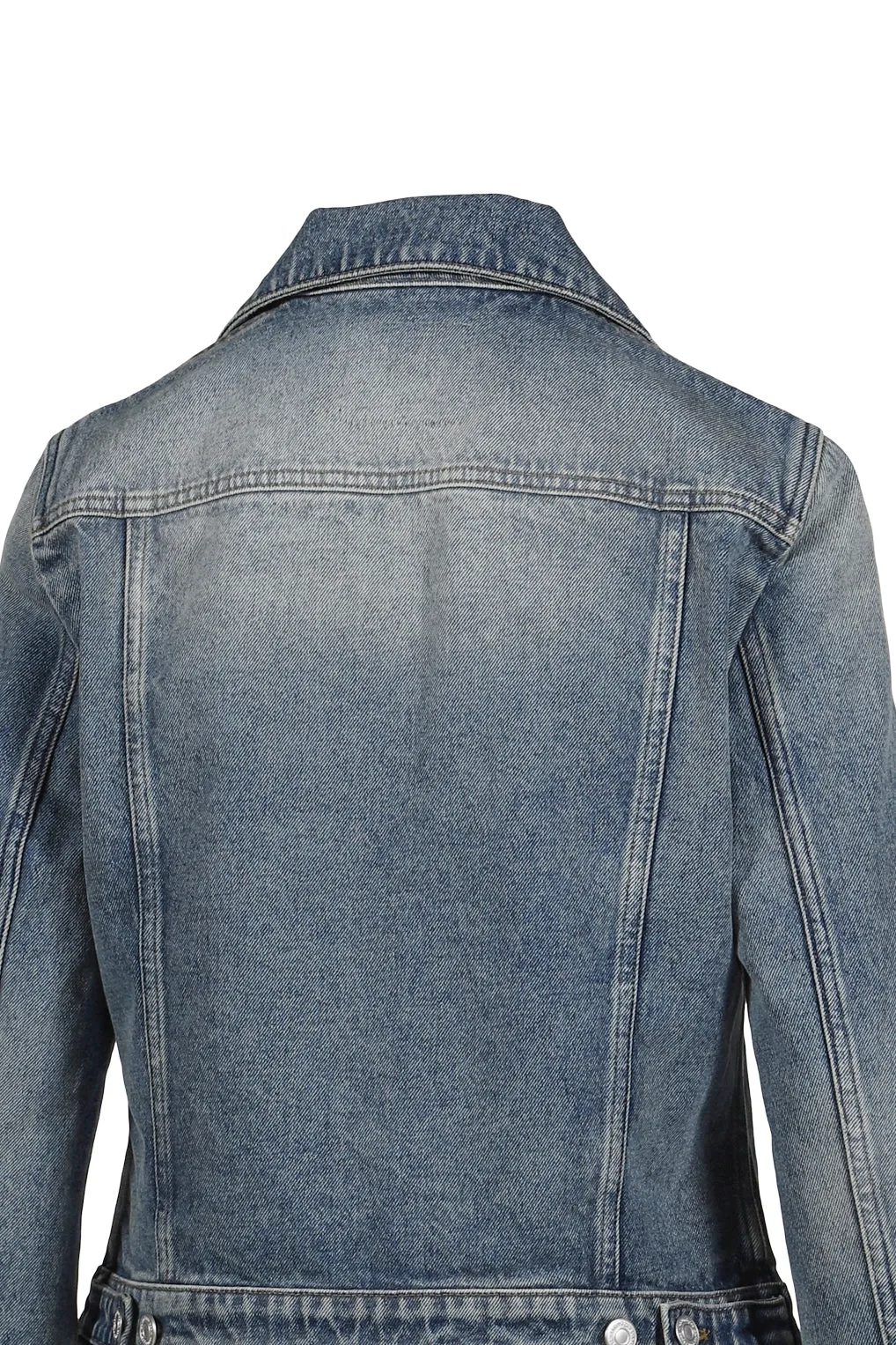 Signature Denim Trucker Jacket / Vintage Medium Blu