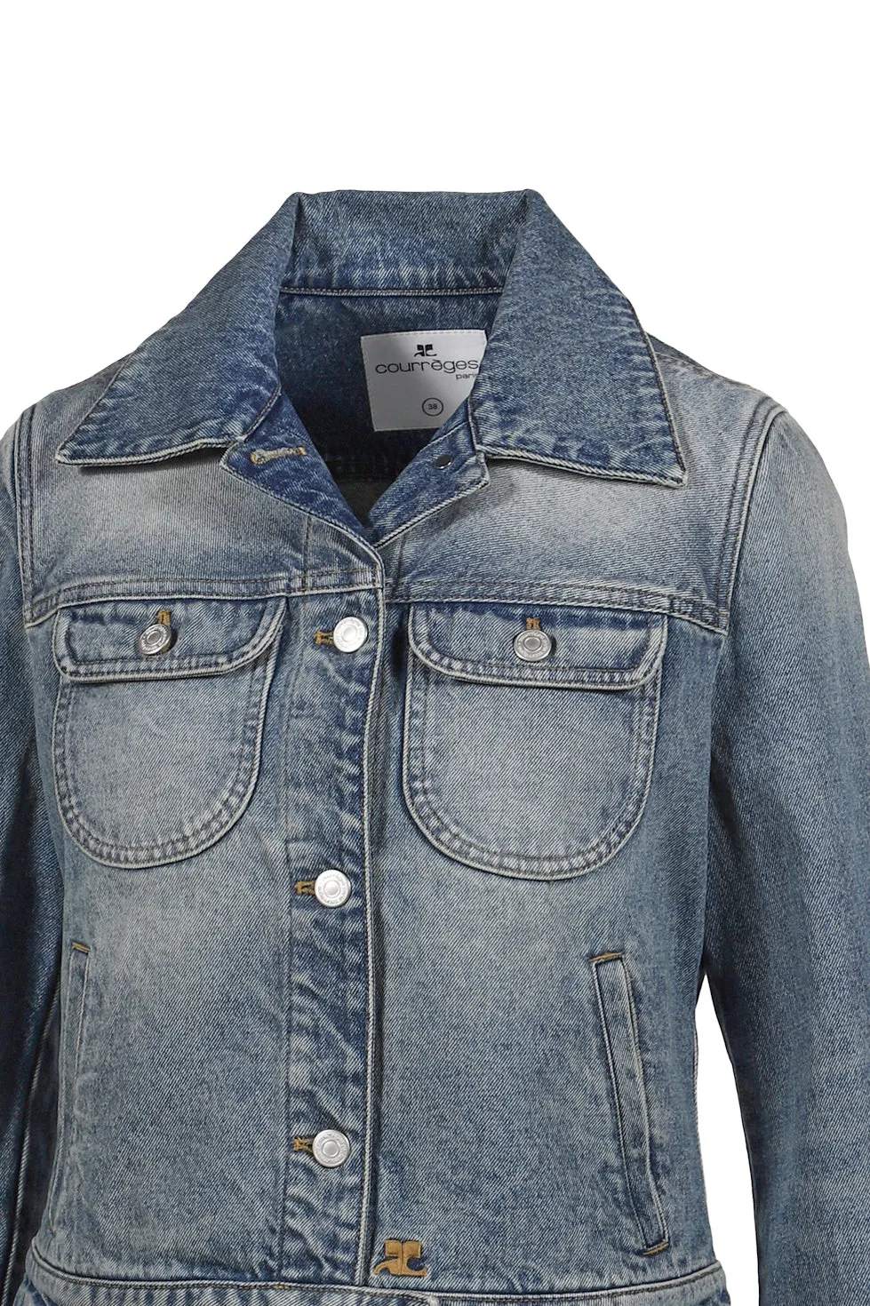 Signature Denim Trucker Jacket / Vintage Medium Blu