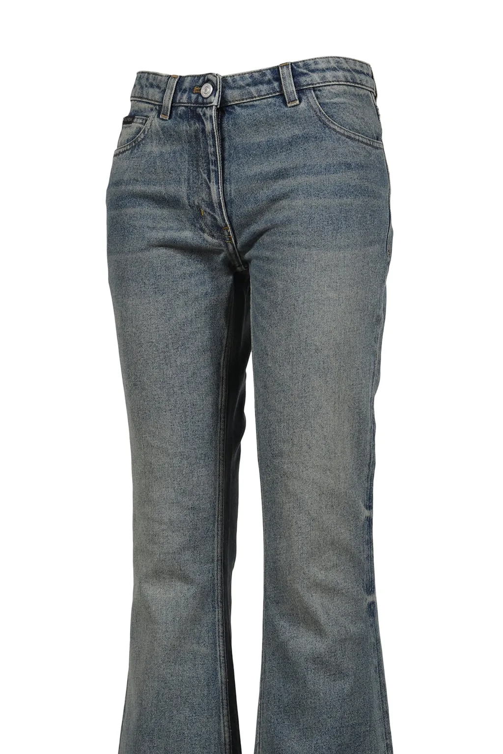 Bootcut Denim Pants / Vintage Medium Blu