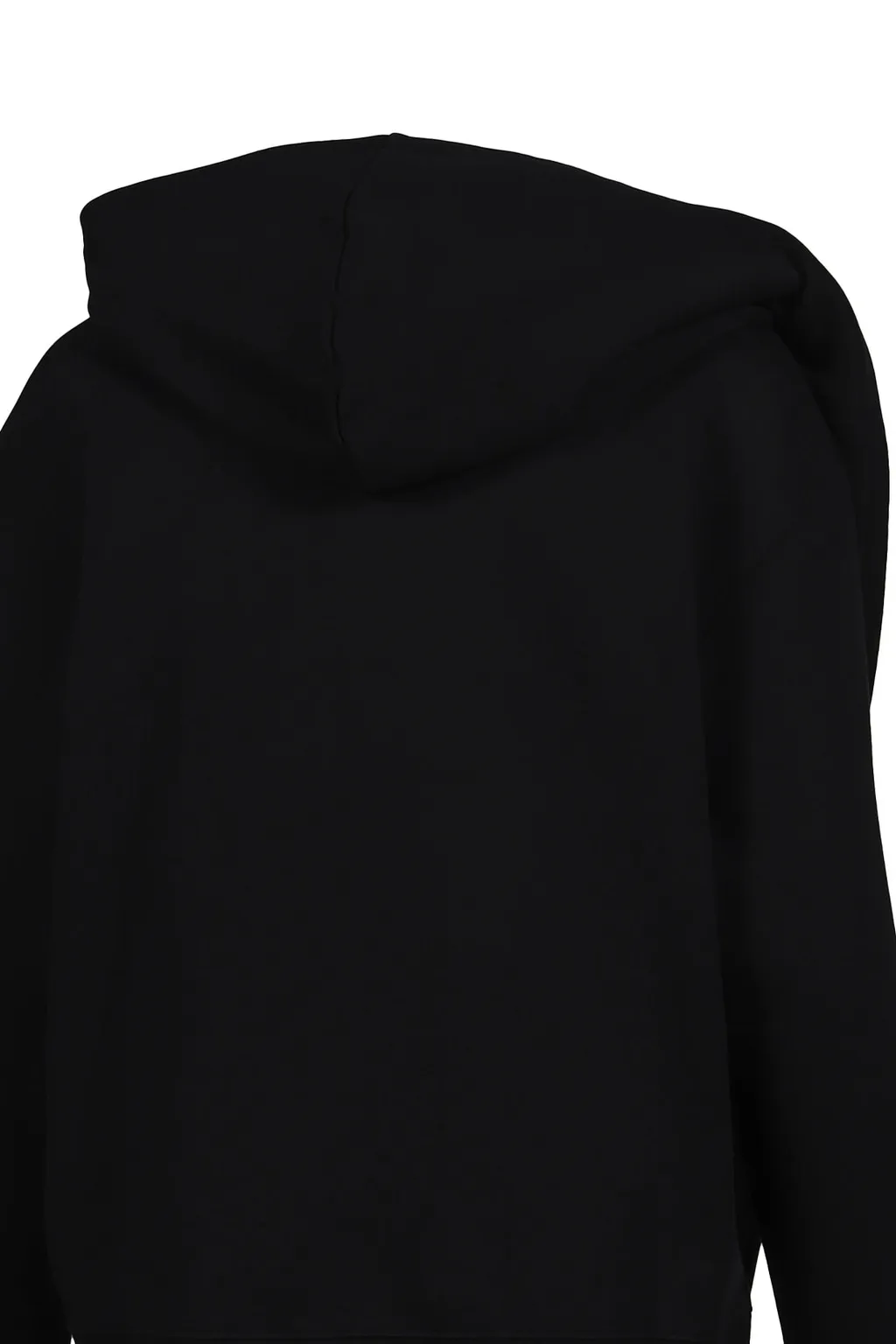 Scarf Embroidered Hoodie / Blk