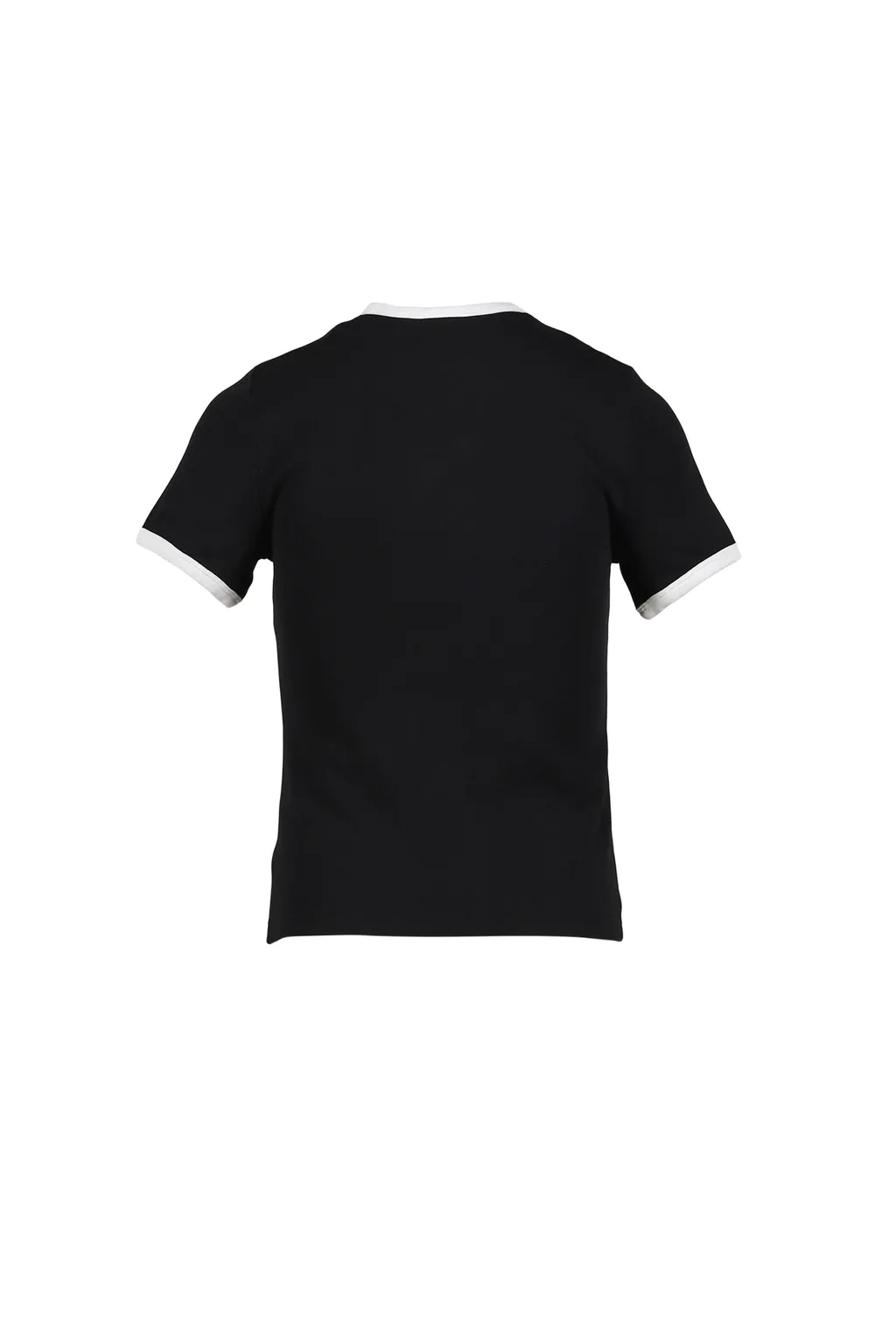 Signature Contrast T-Shirt / Blk/Heritage Wht