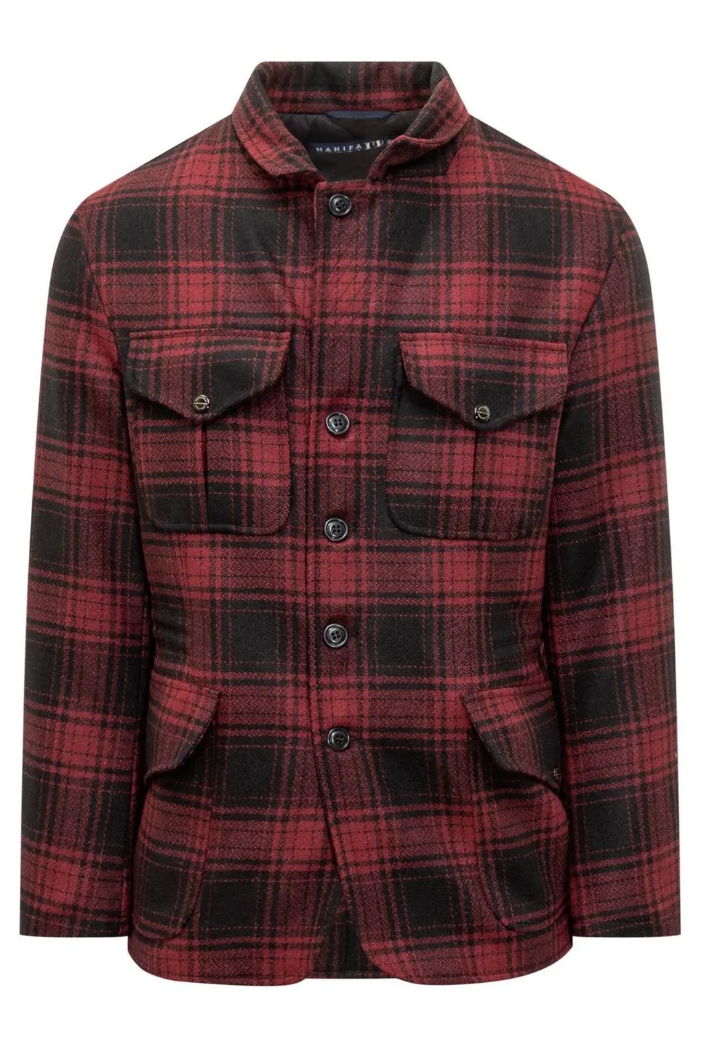 Manifattura Ceccarelli Wool-Padded Plaid Jacket
