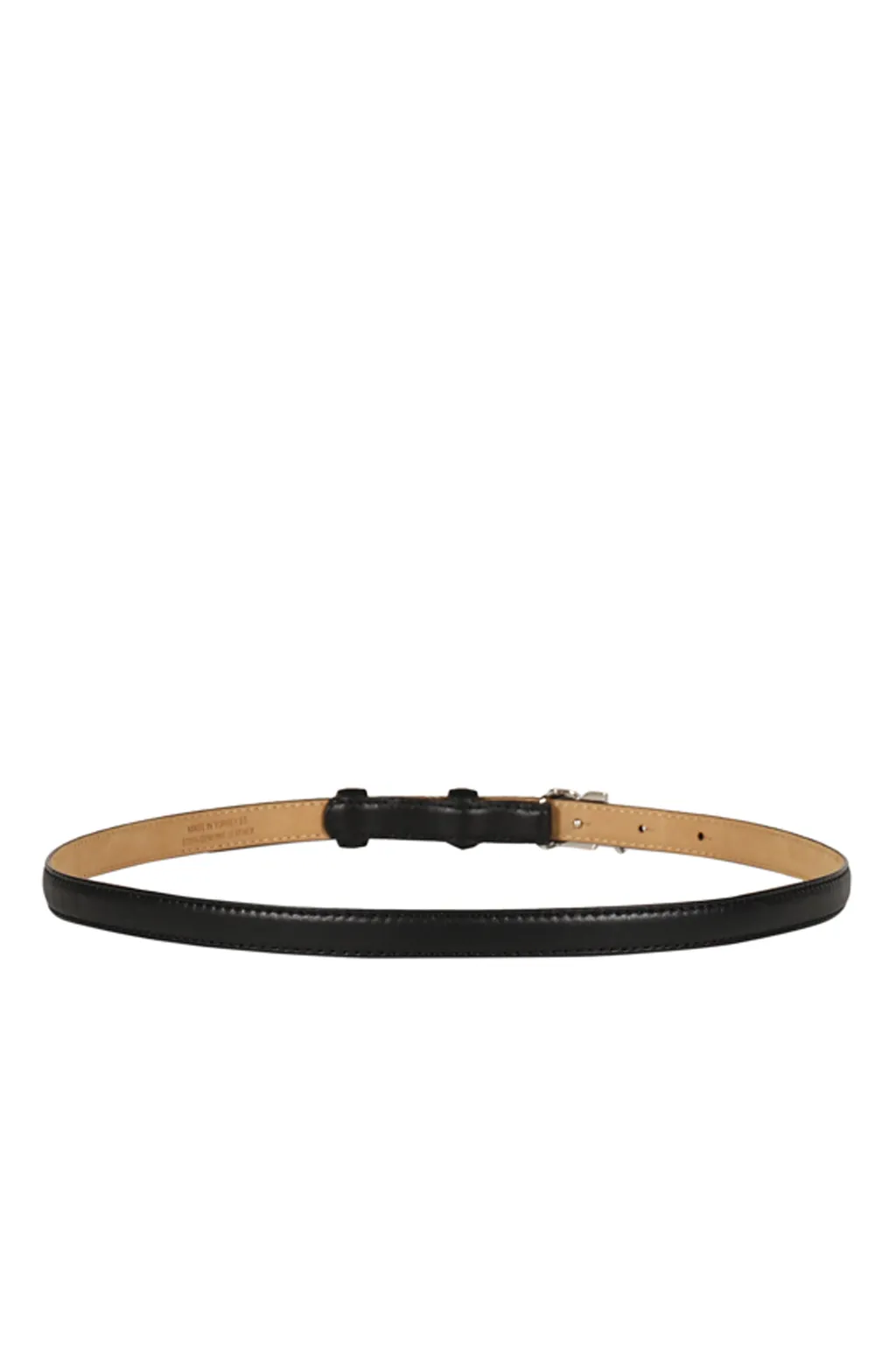 Ac Leather 15Mm Belt / Black