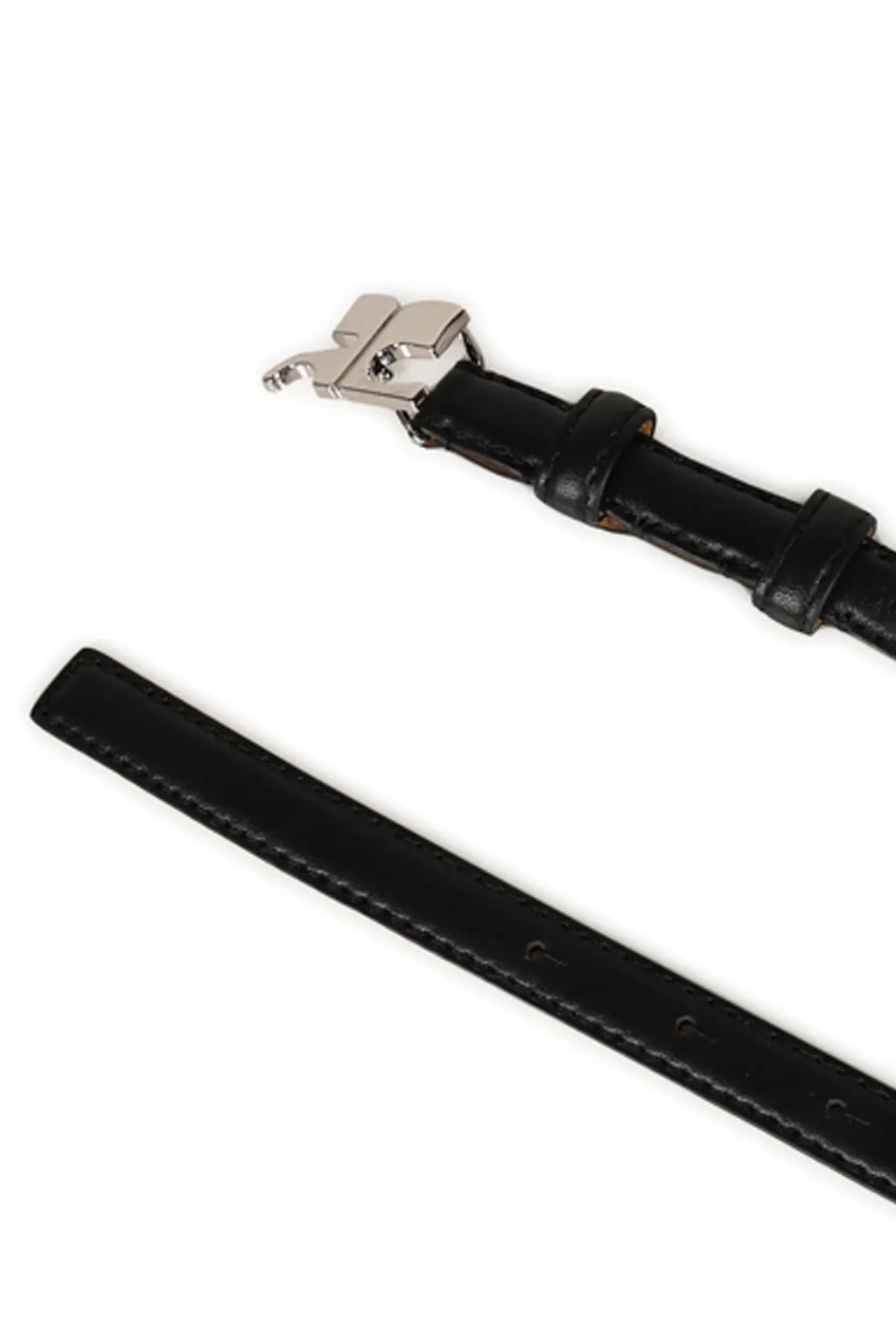 Ac Leather 15Mm Belt / Black