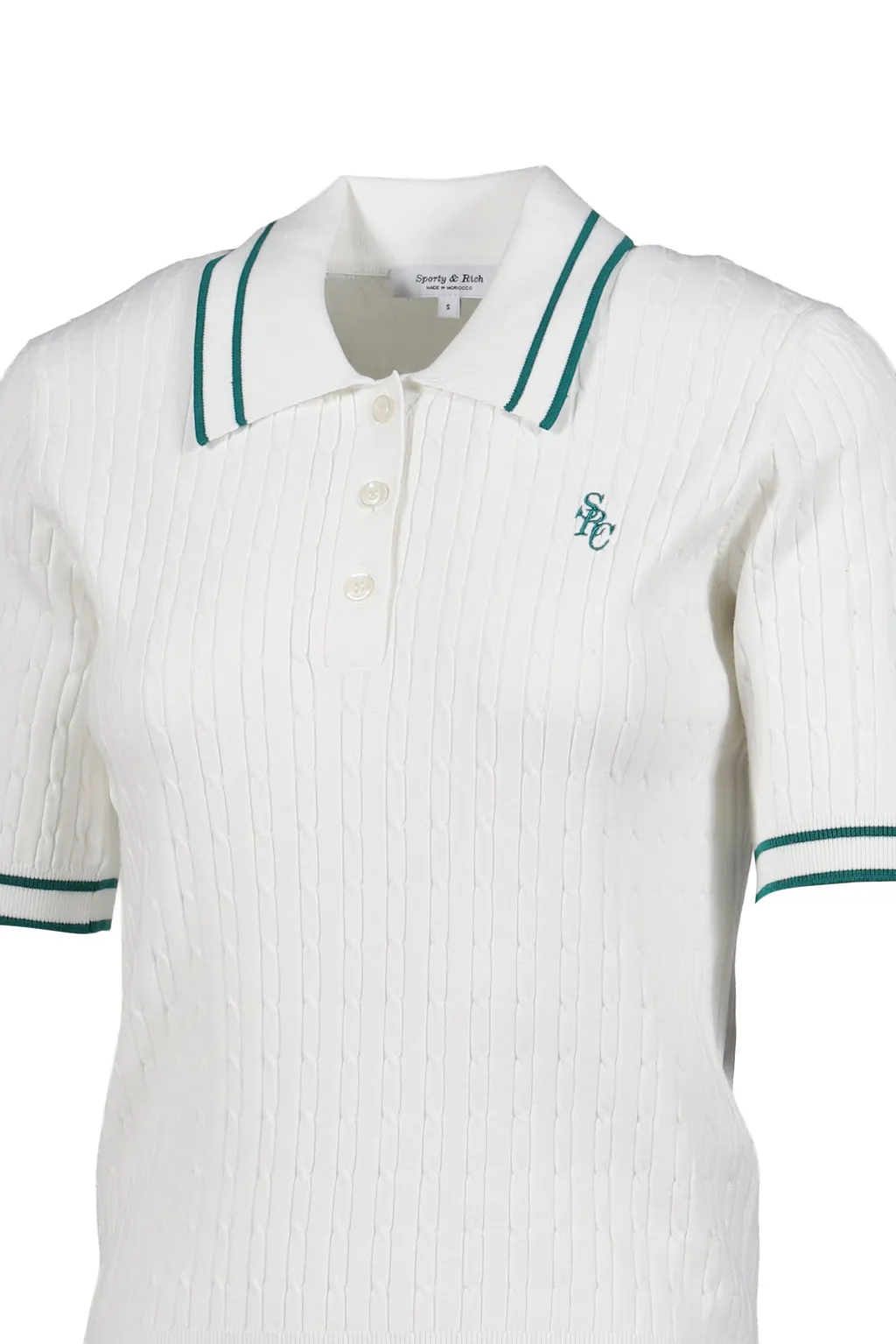 Src Mini Cable Polo / Wht Alpine