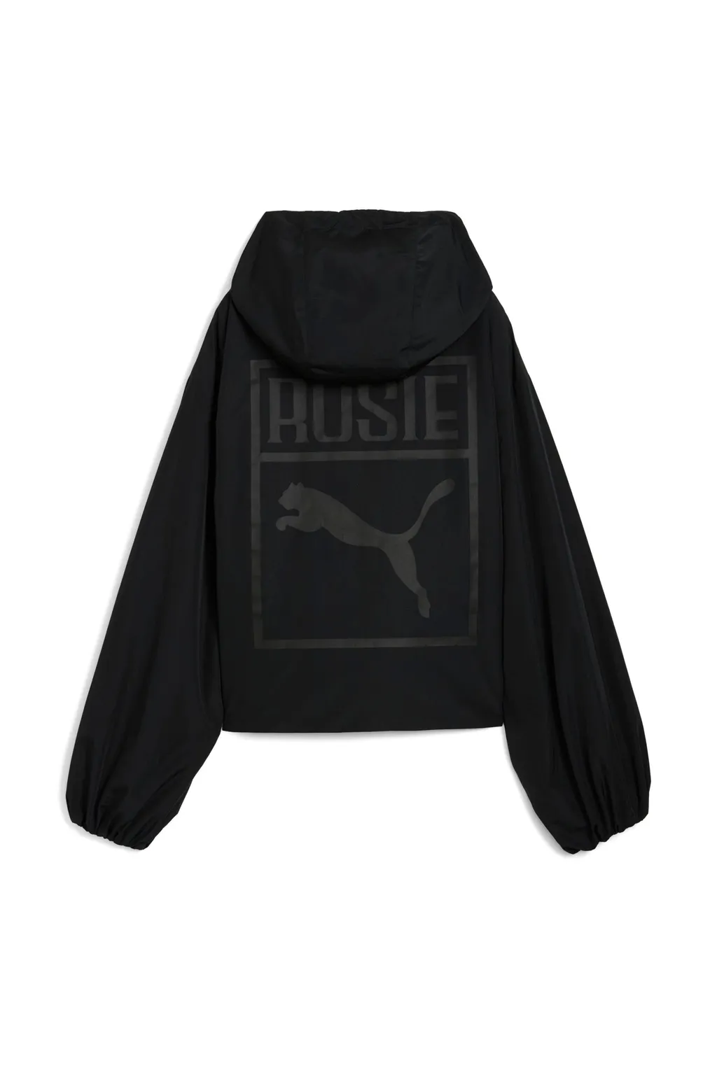 Oversized Half-Zip Padded Jacket / Puma Black