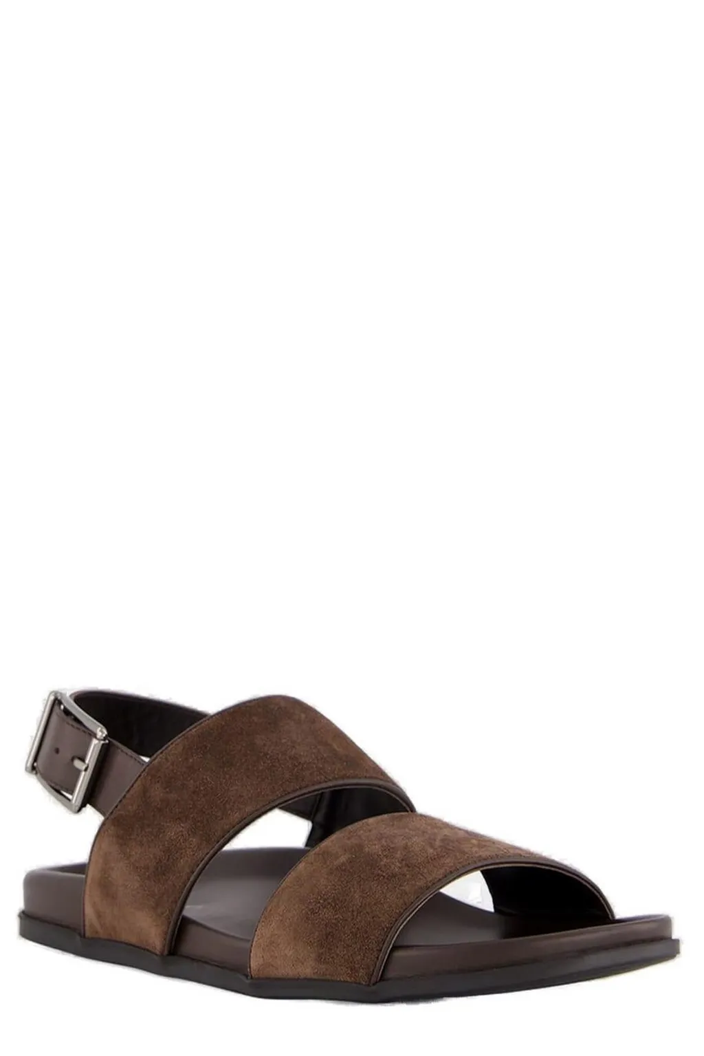 Manolo Blahnik Buckled Slip-On Sandals