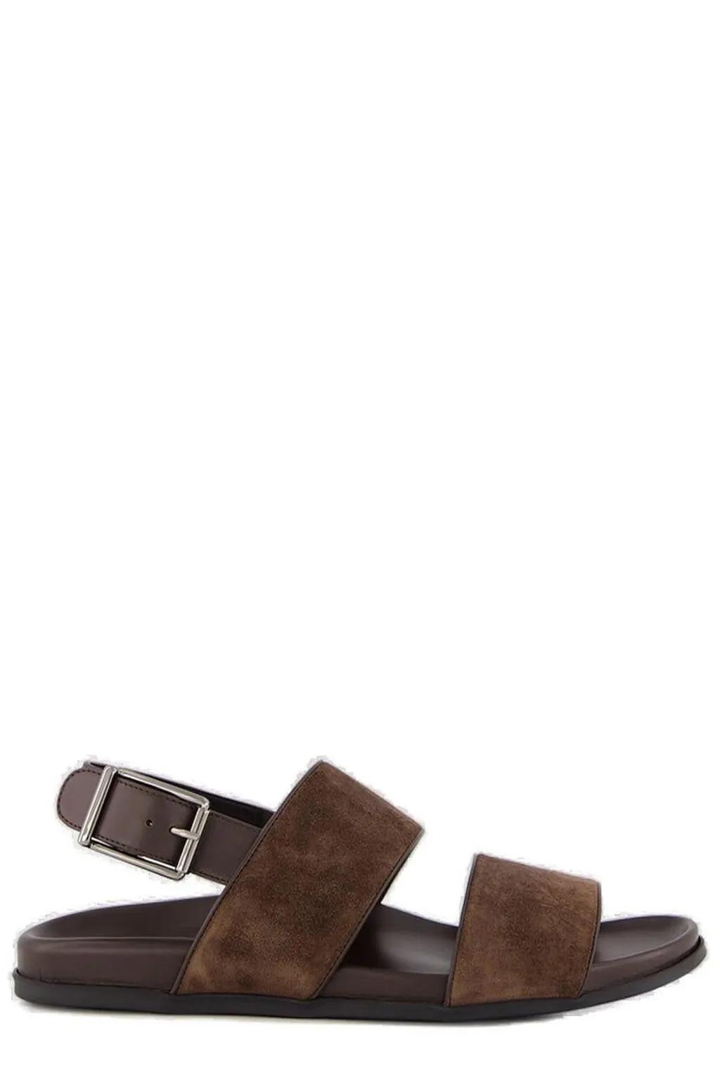 Manolo Blahnik Buckled Slip-On Sandals