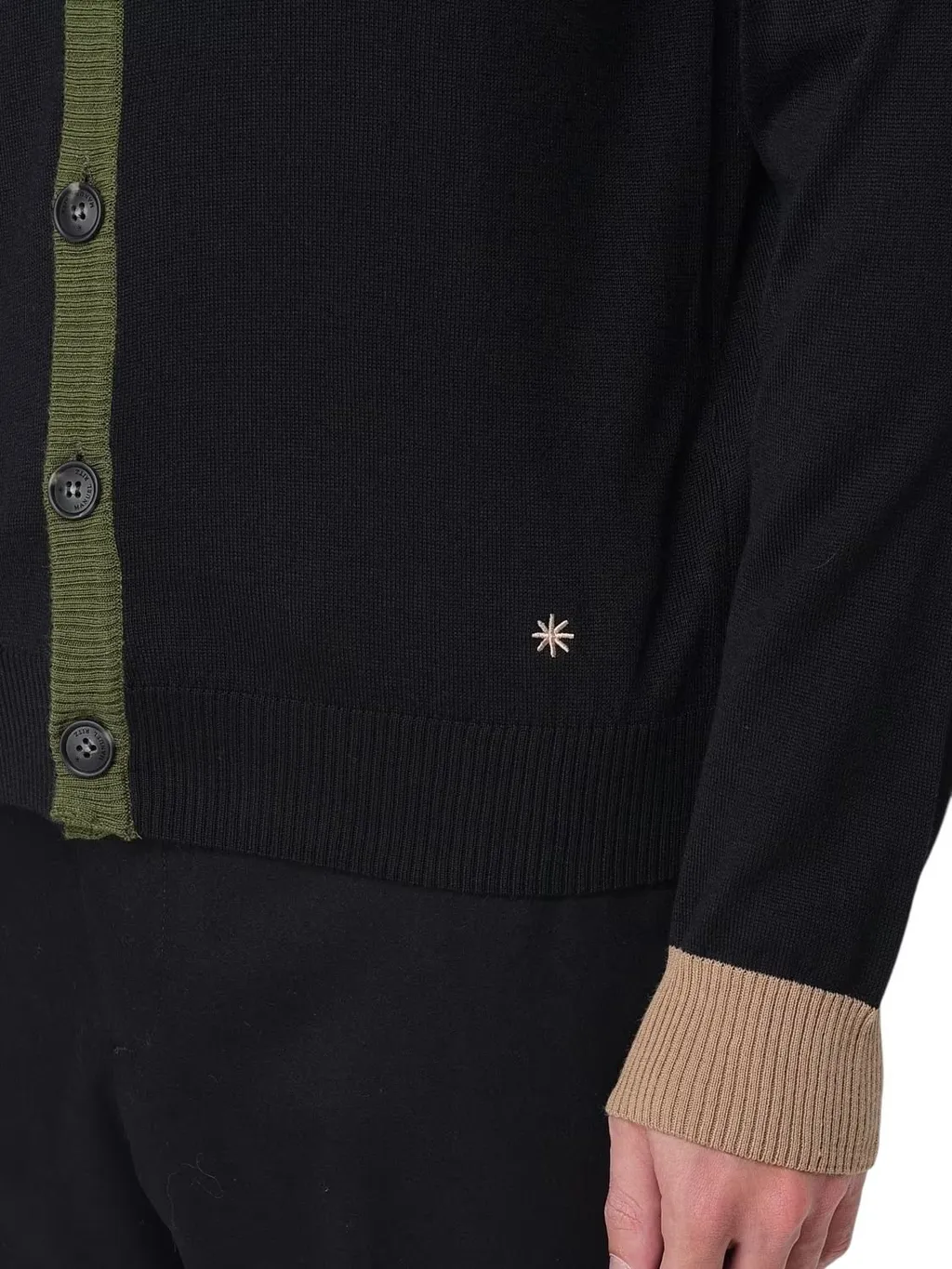 Manuel Ritz Contrast Cardigan