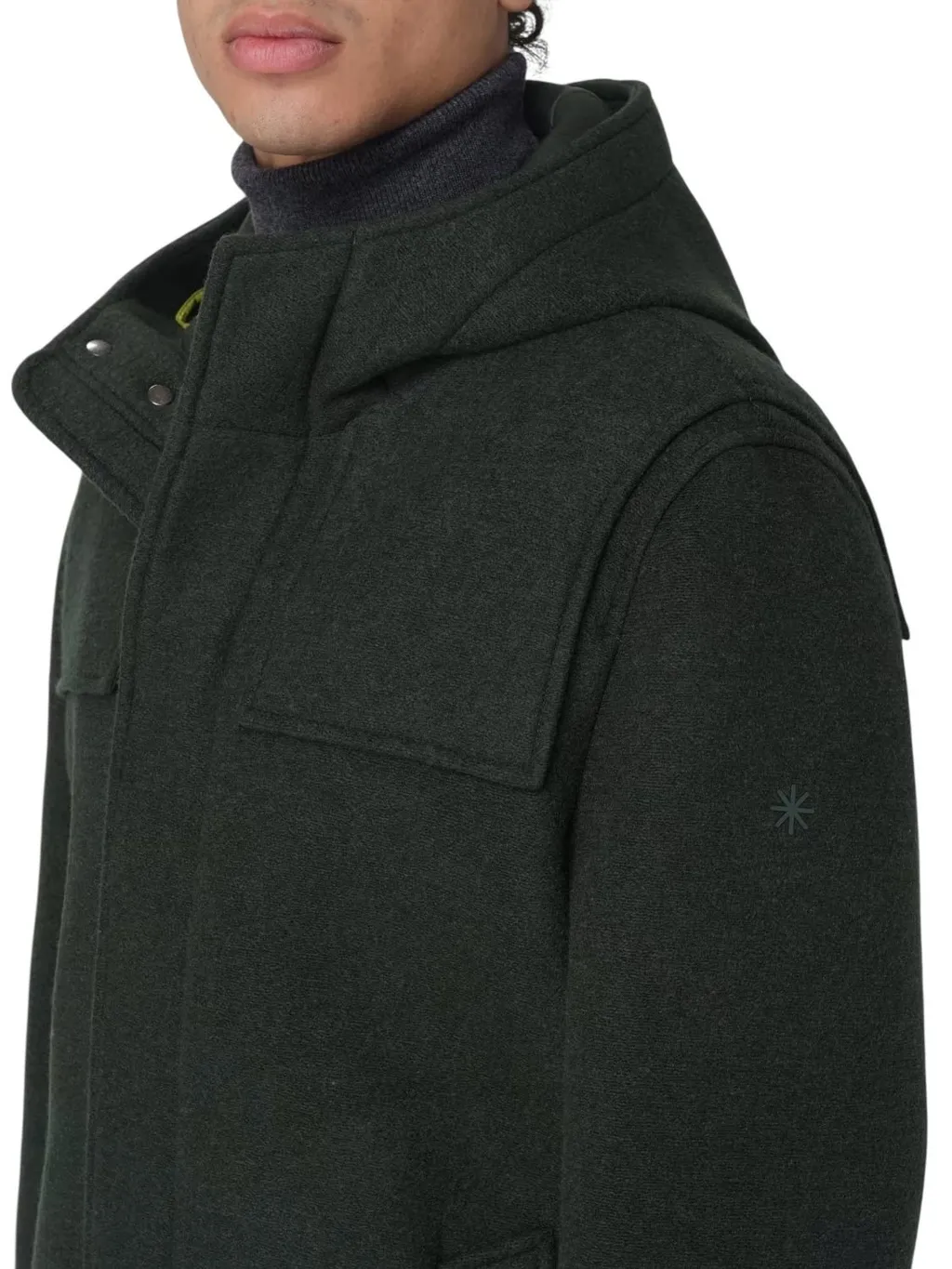 Manuel Ritz Long Sleeved Hooded Coat